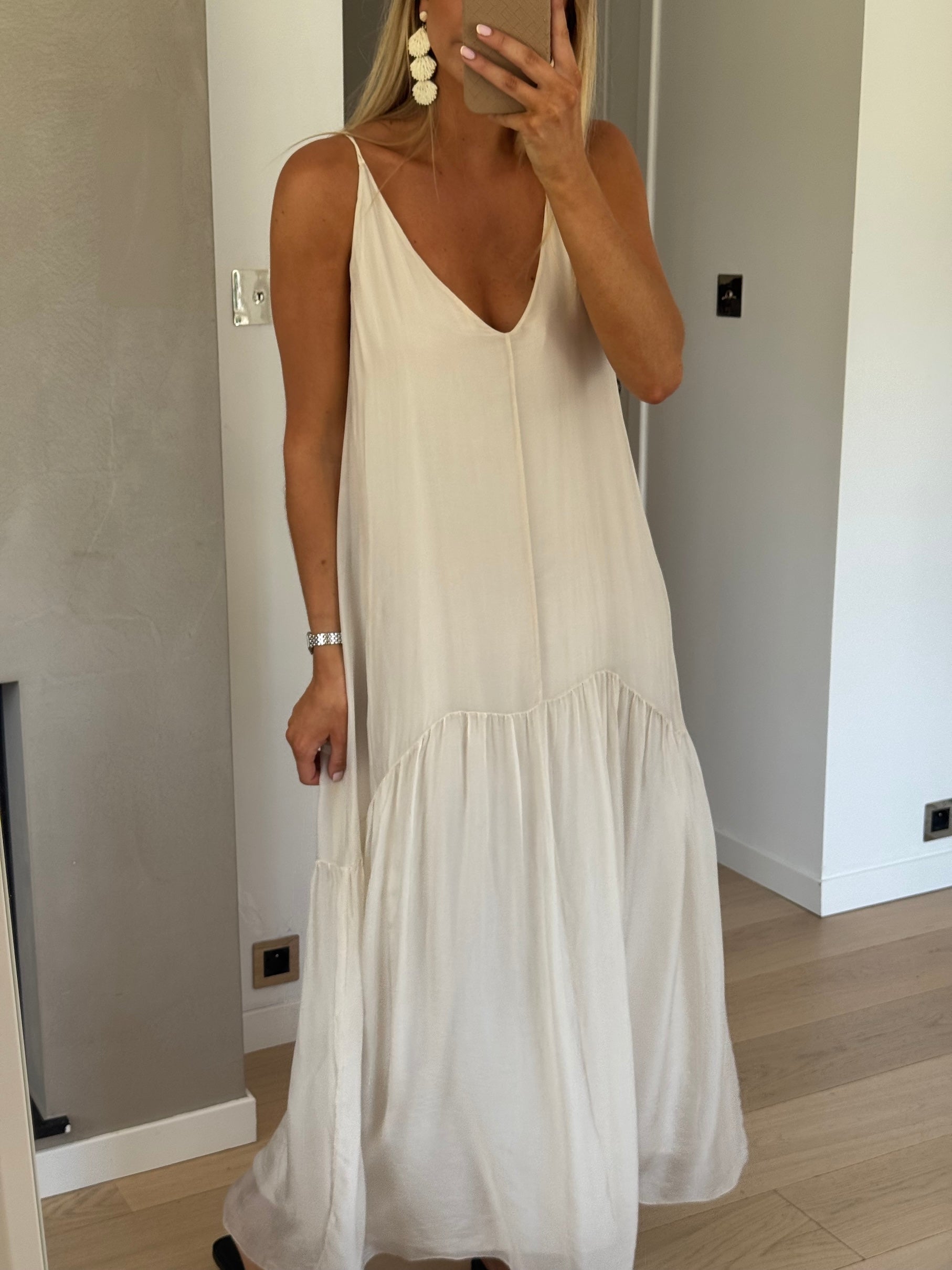 Robe Stiles beige clair