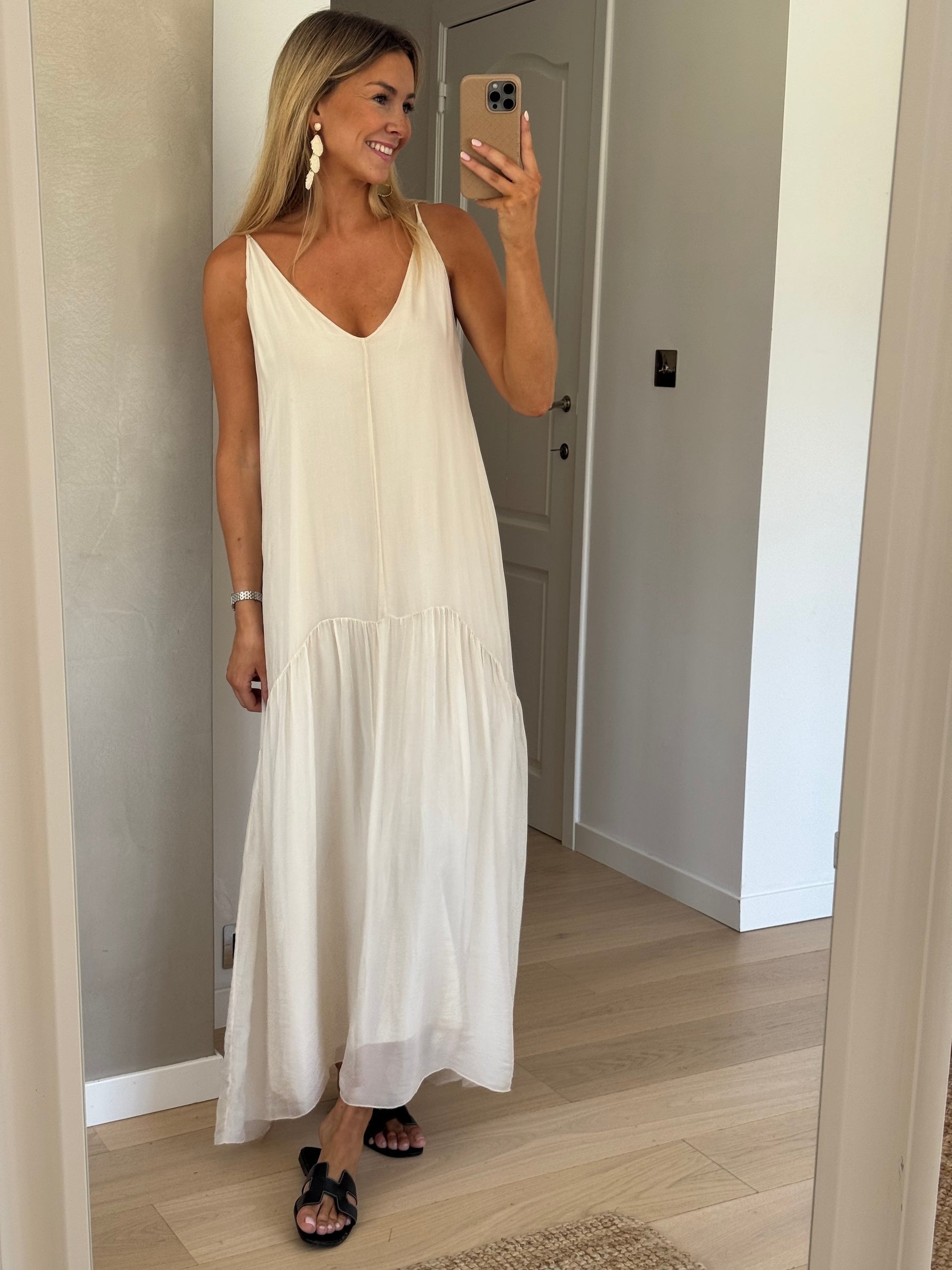 Robe Stiles beige clair