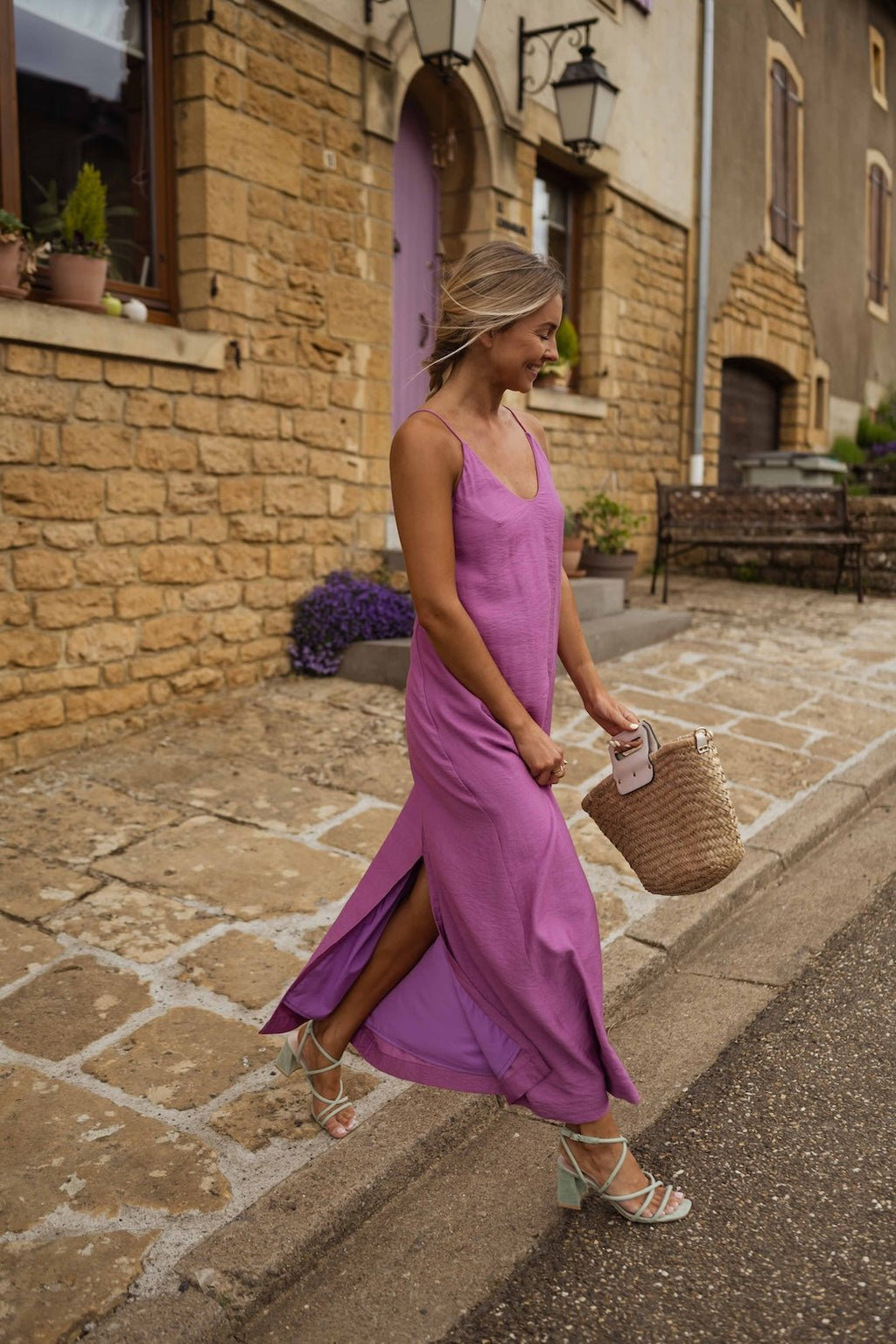 Robe Clémence Mauve