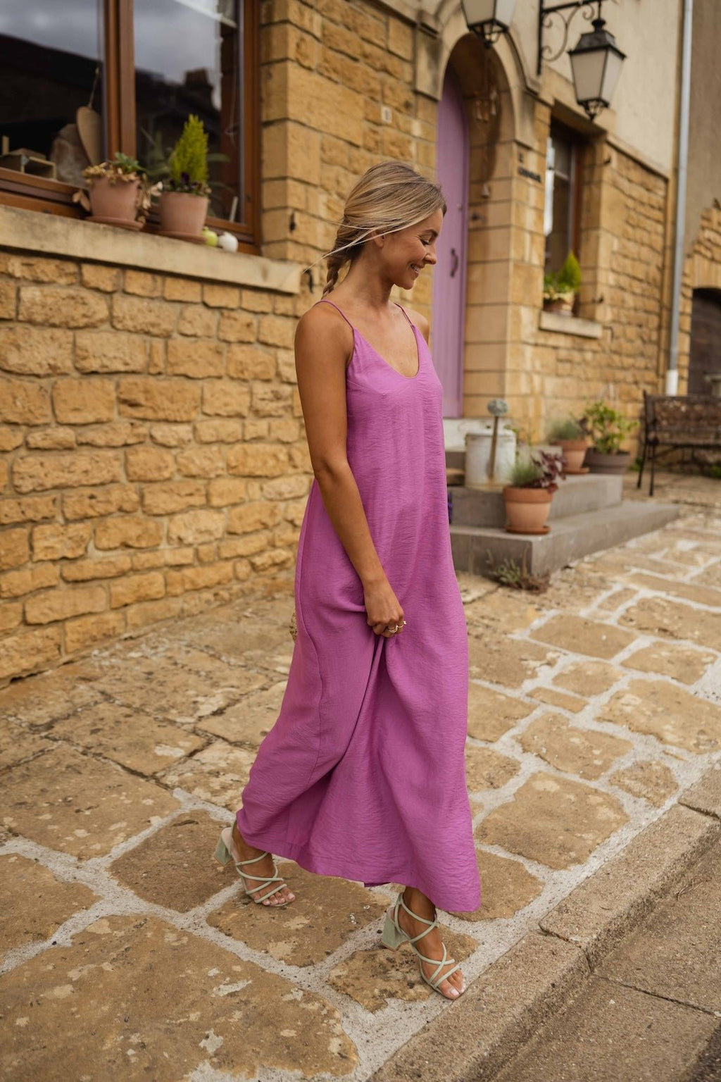 Robe Clémence Mauve