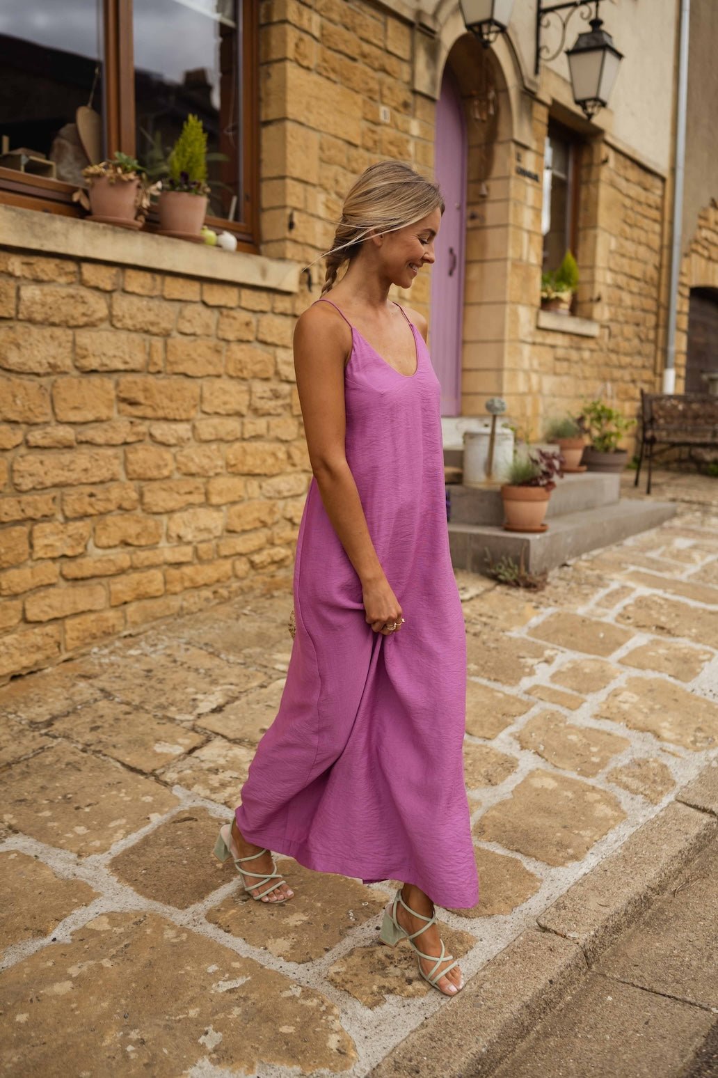 Robe Clémence Mauve