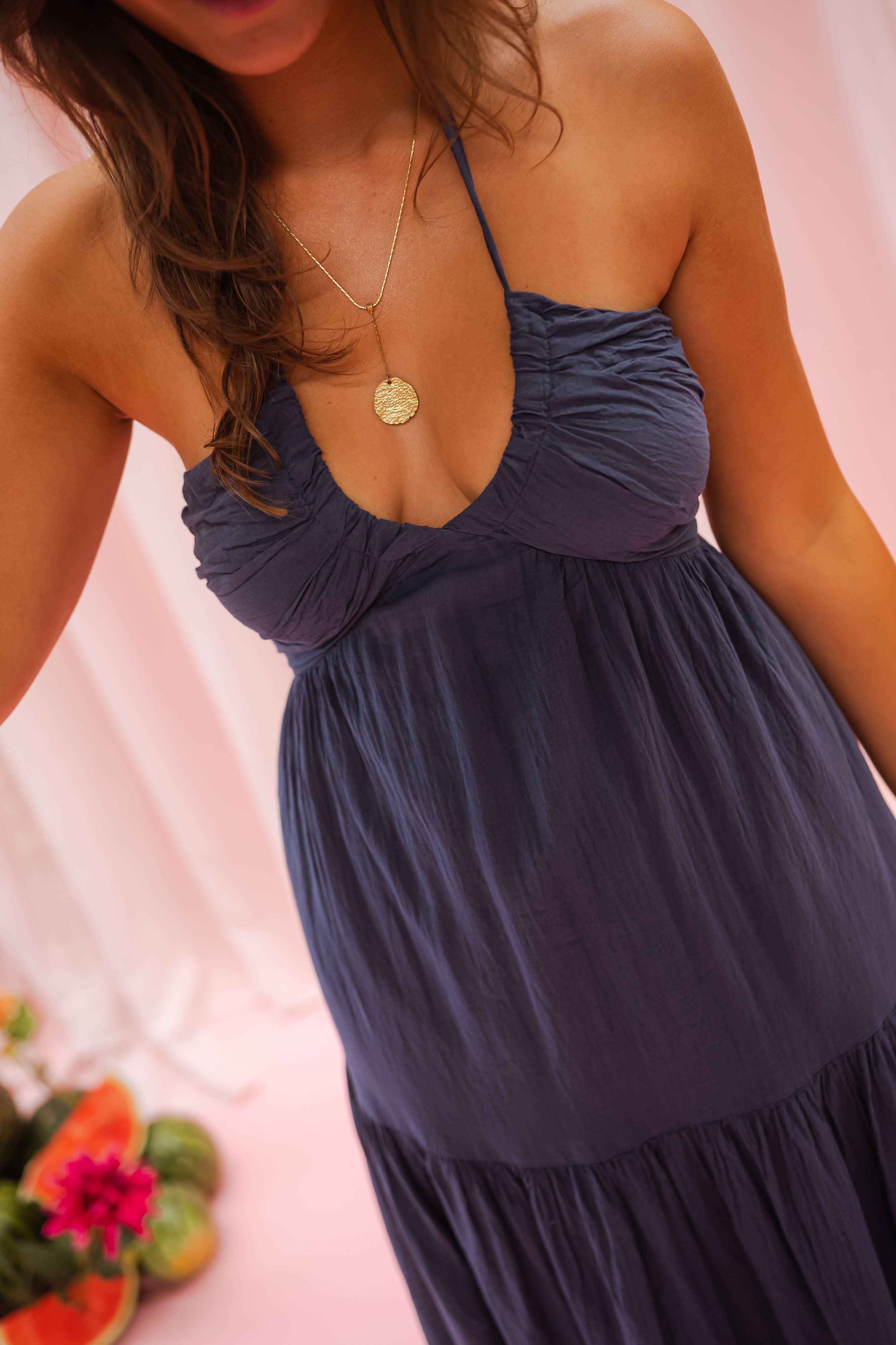Robe Lally bleu nuit