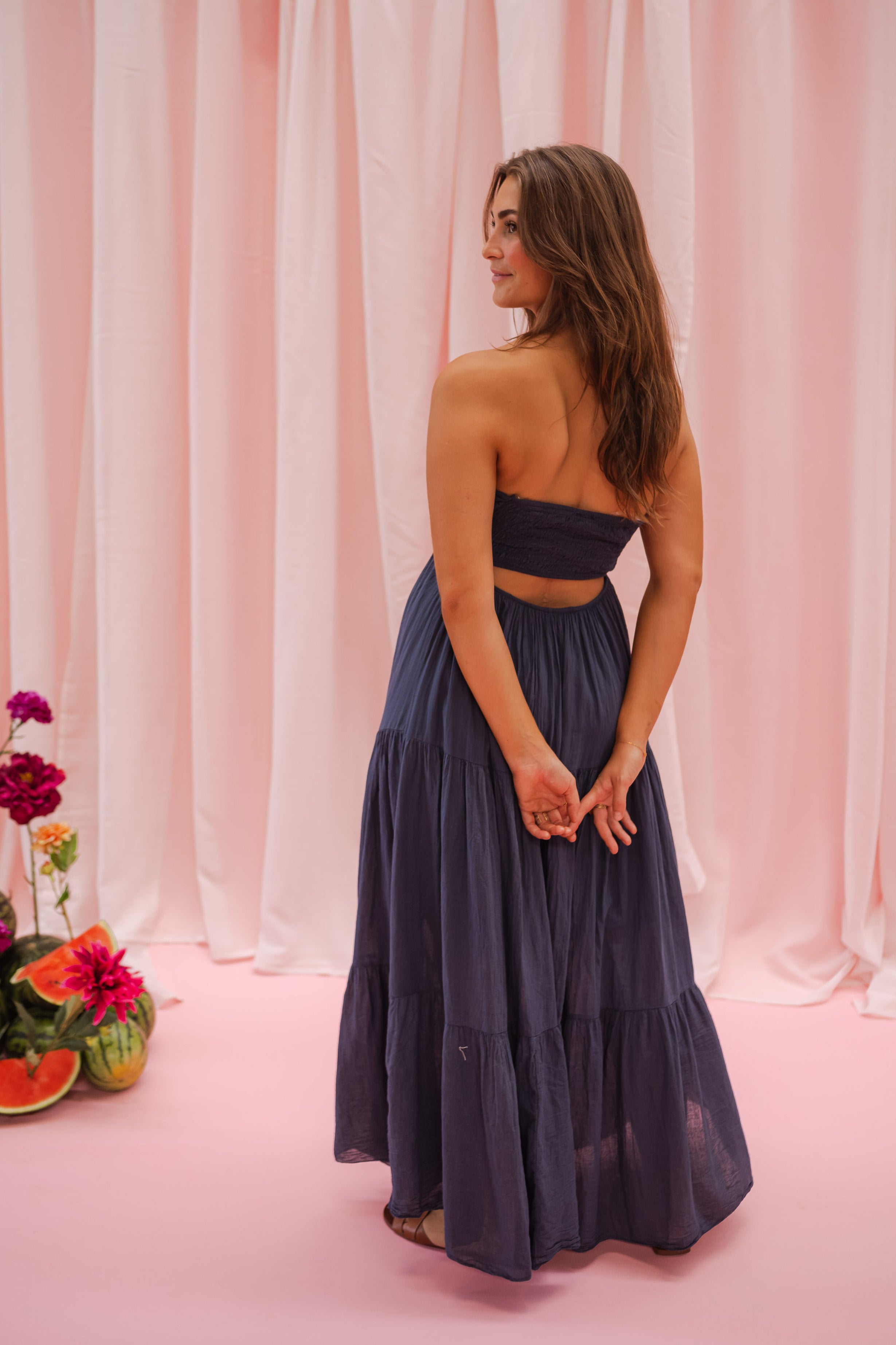 Robe Lally bleu nuit