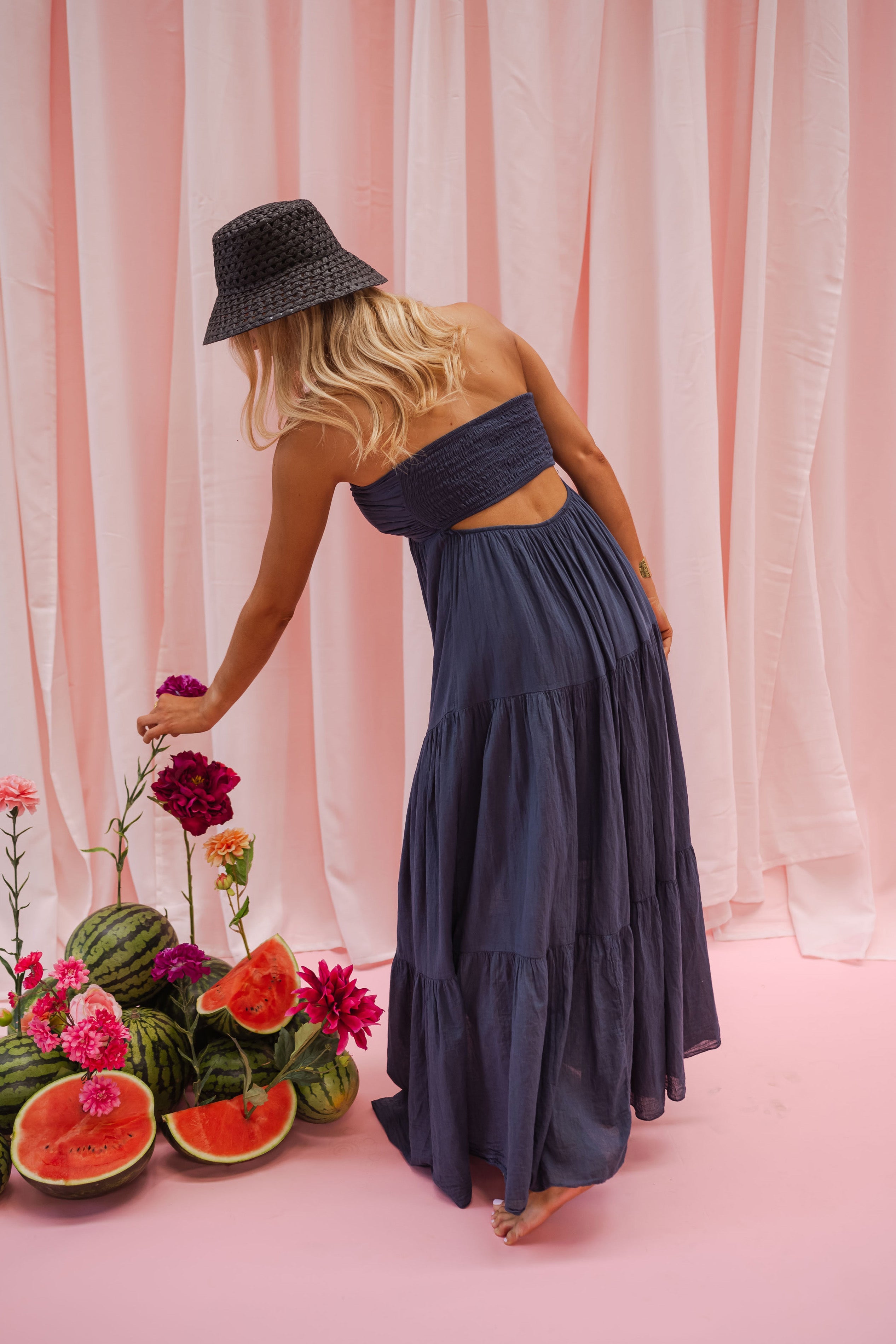 Robe Lally bleu nuit