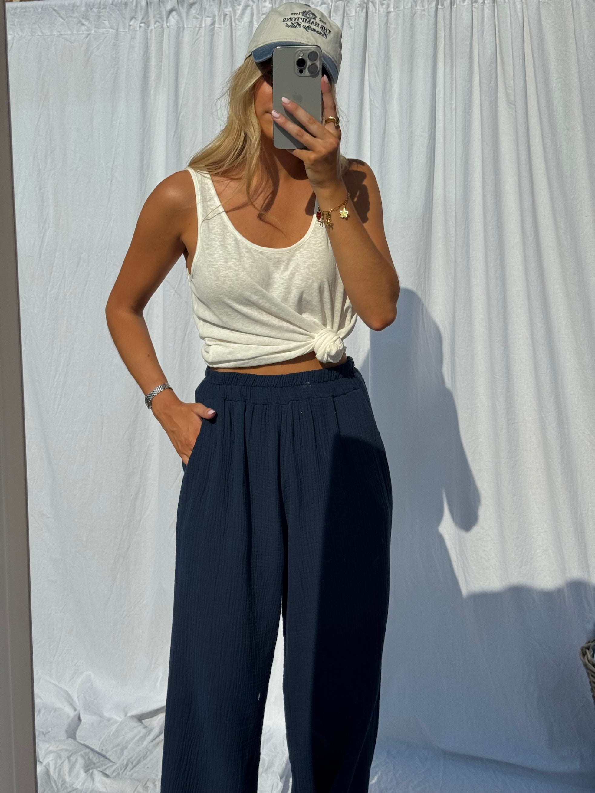 Pantalon Milly bleu nuit