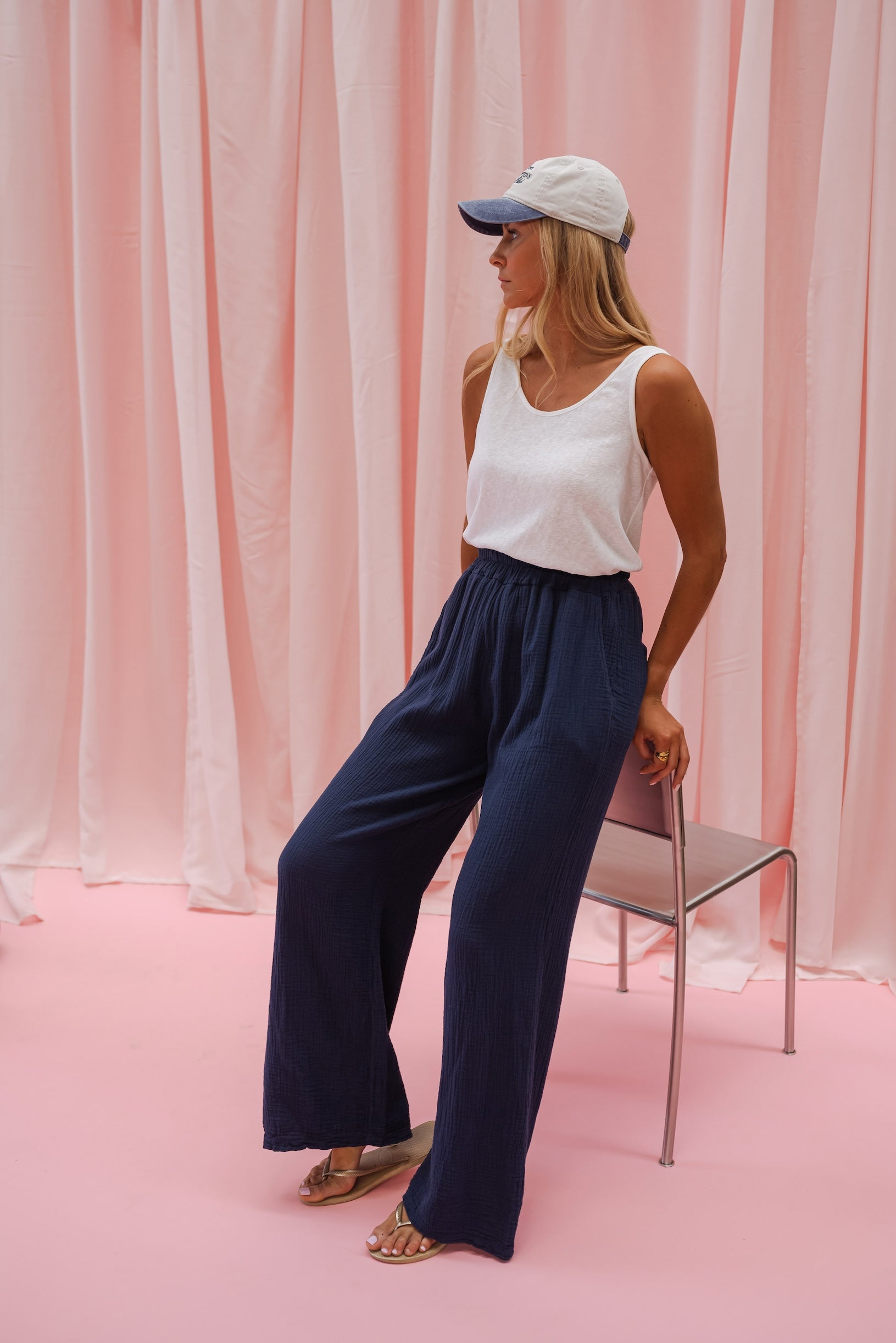 Pantalon Milly bleu nuit