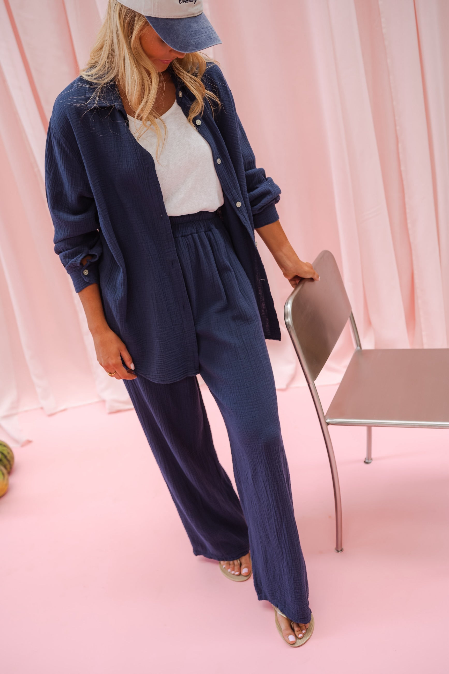 Pantalon Milly bleu nuit