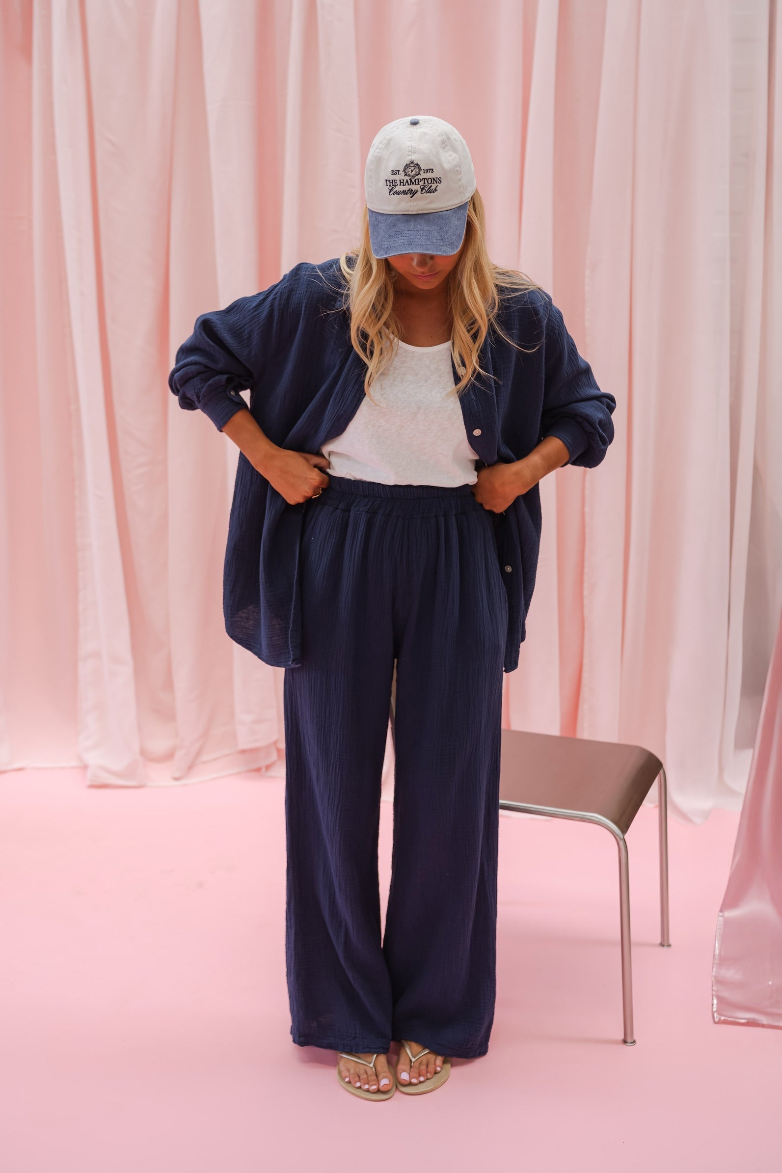 Pantalon Milly bleu nuit
