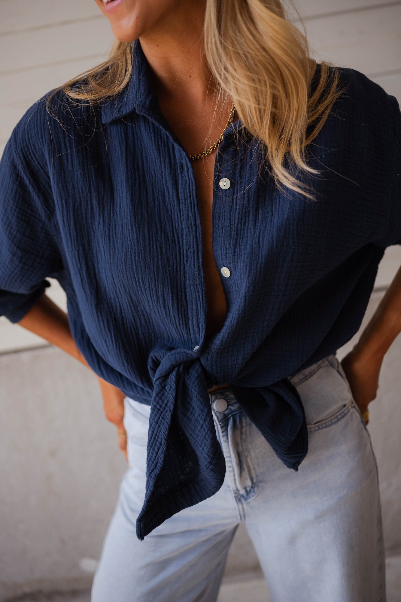 Chemise Susanna bleu nuit