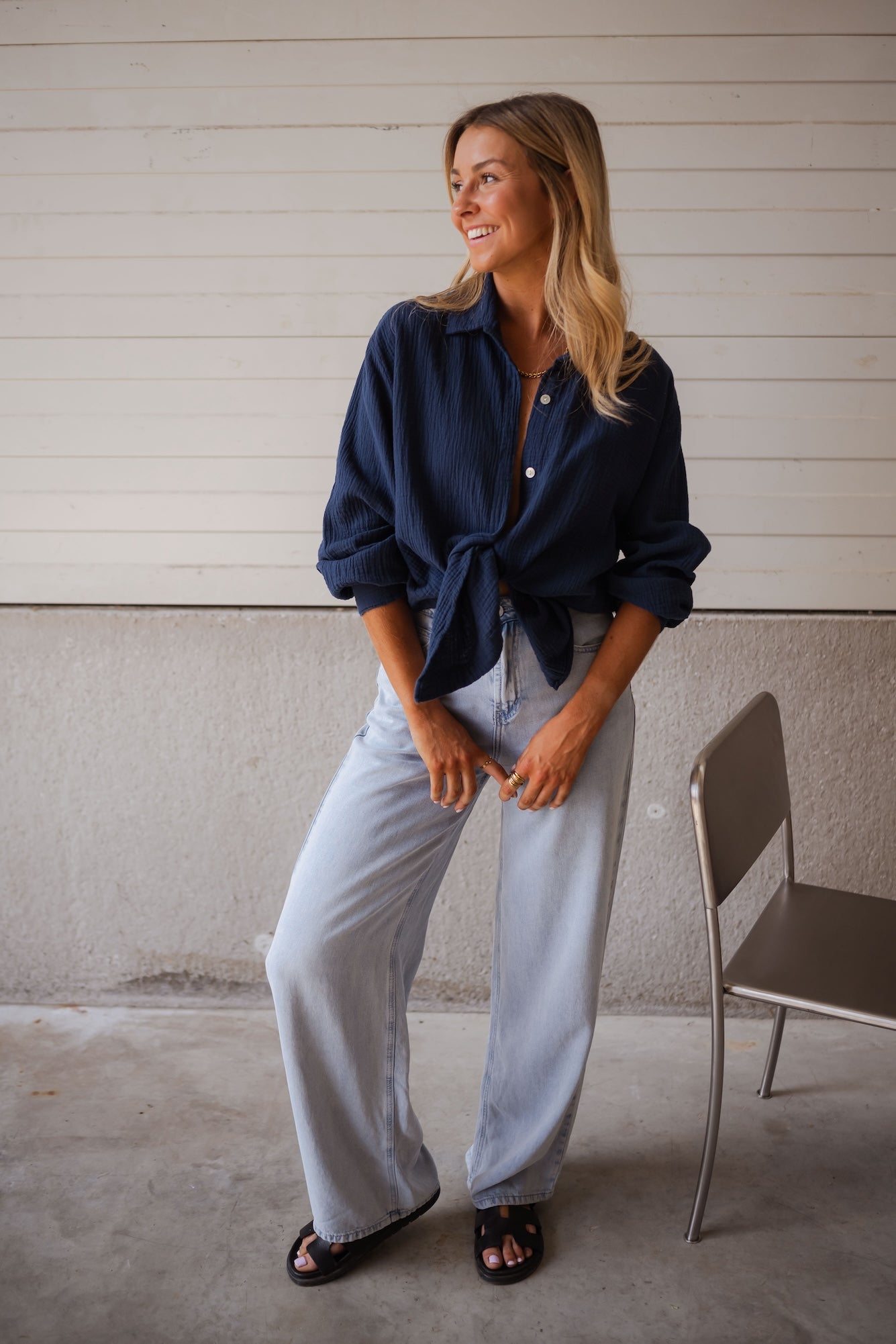 Chemise Susanna bleu nuit