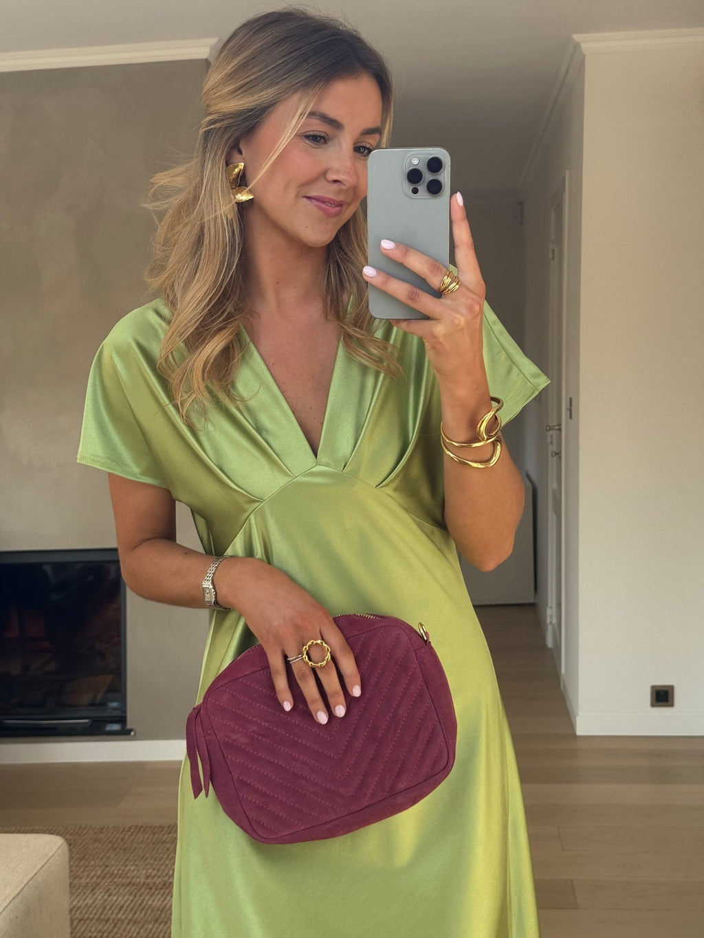 Robe Elphie verte