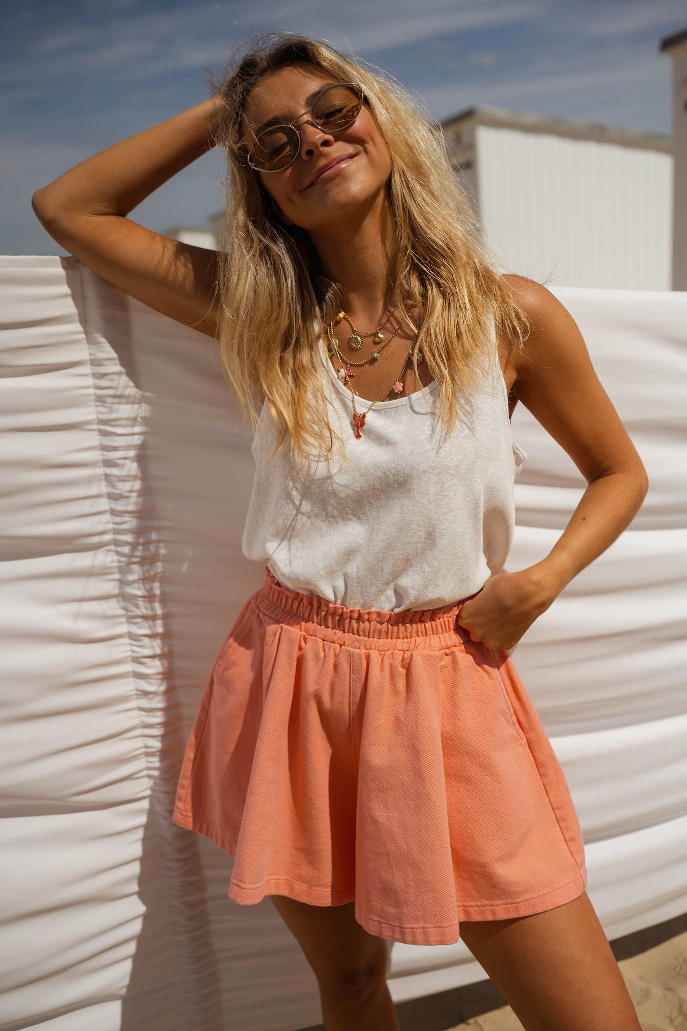 Short Erica orange