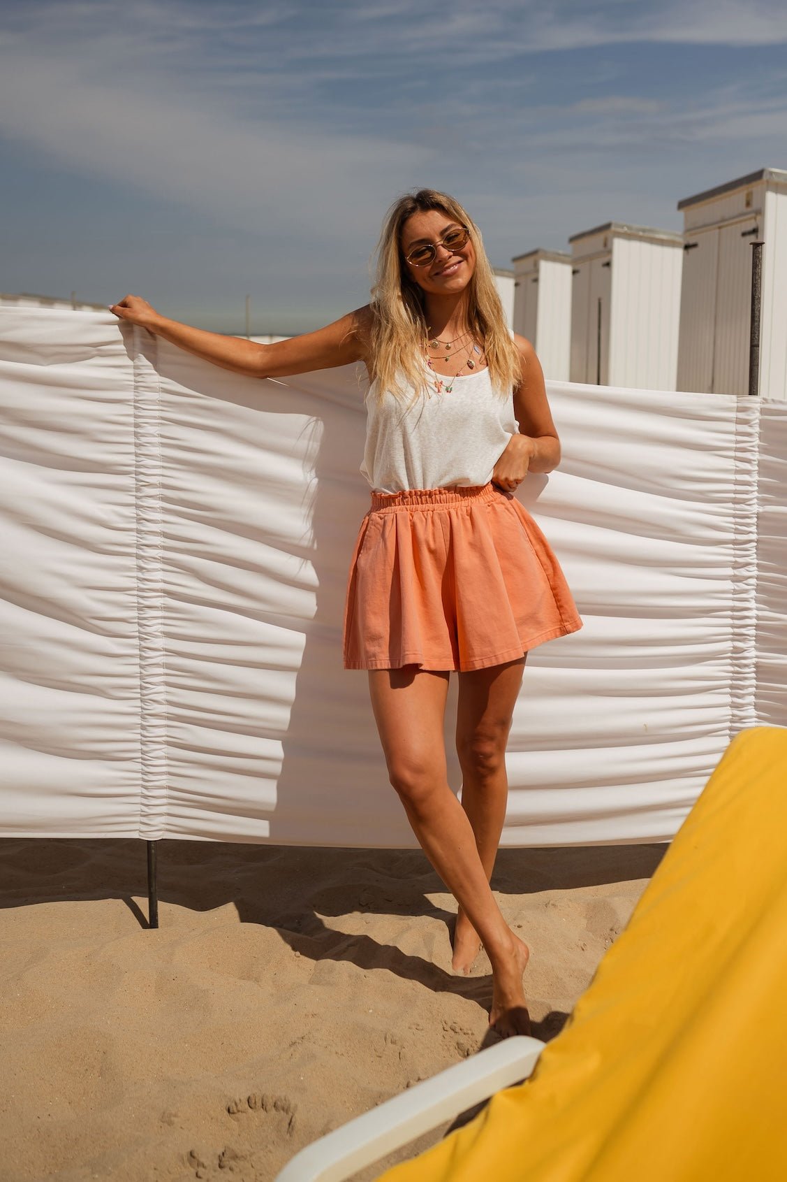 Short Erica orange