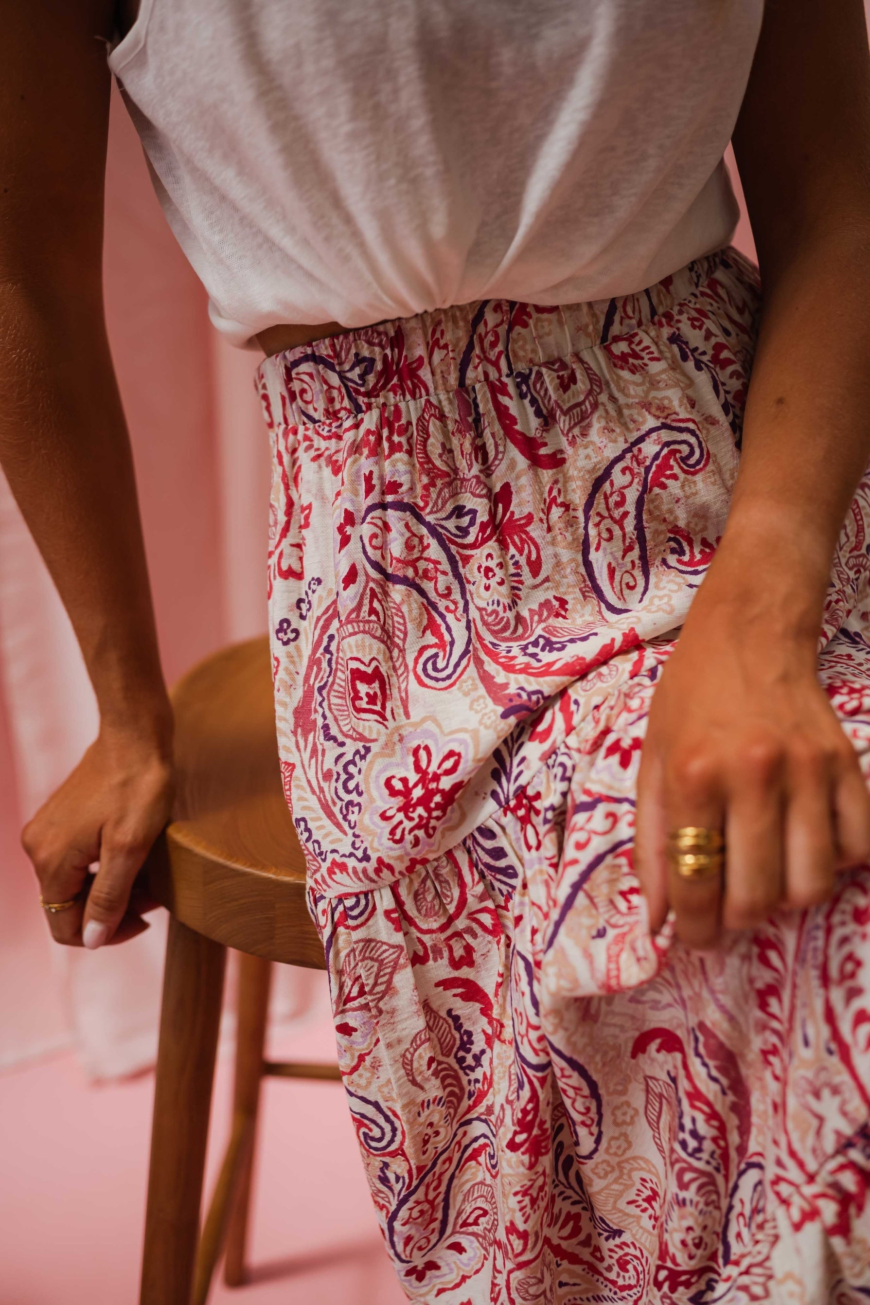 Jupe Sharon à motifs