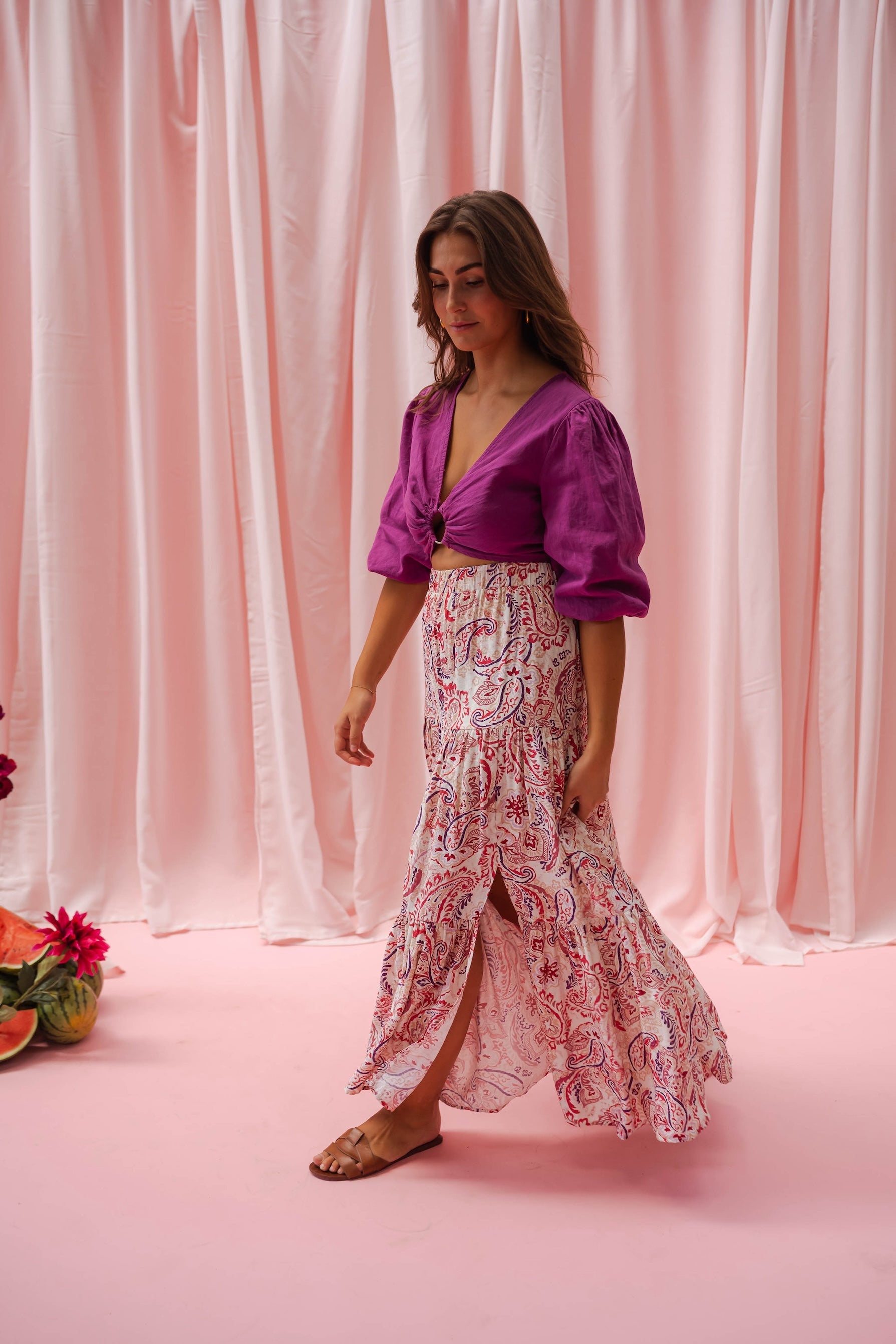 Jupe Sharon à motifs