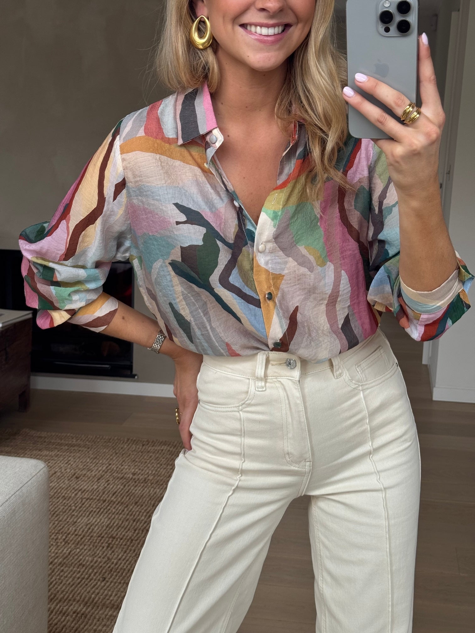 Chemise Babou à motifs
