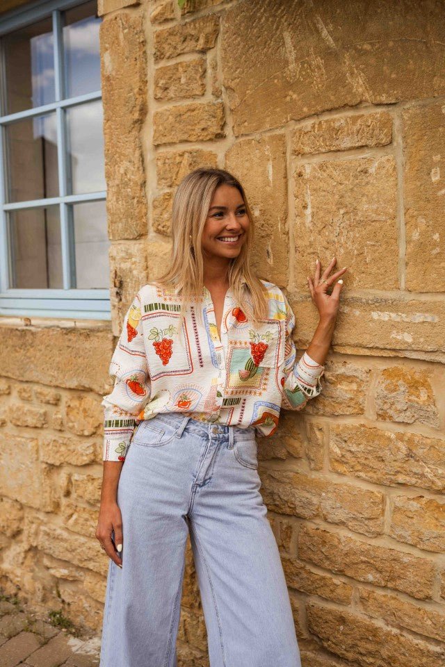 Chemise Josefa à motifs
