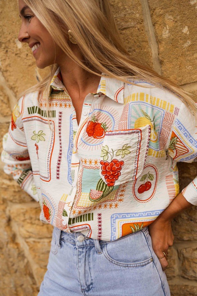 Chemise Josefa à motifs