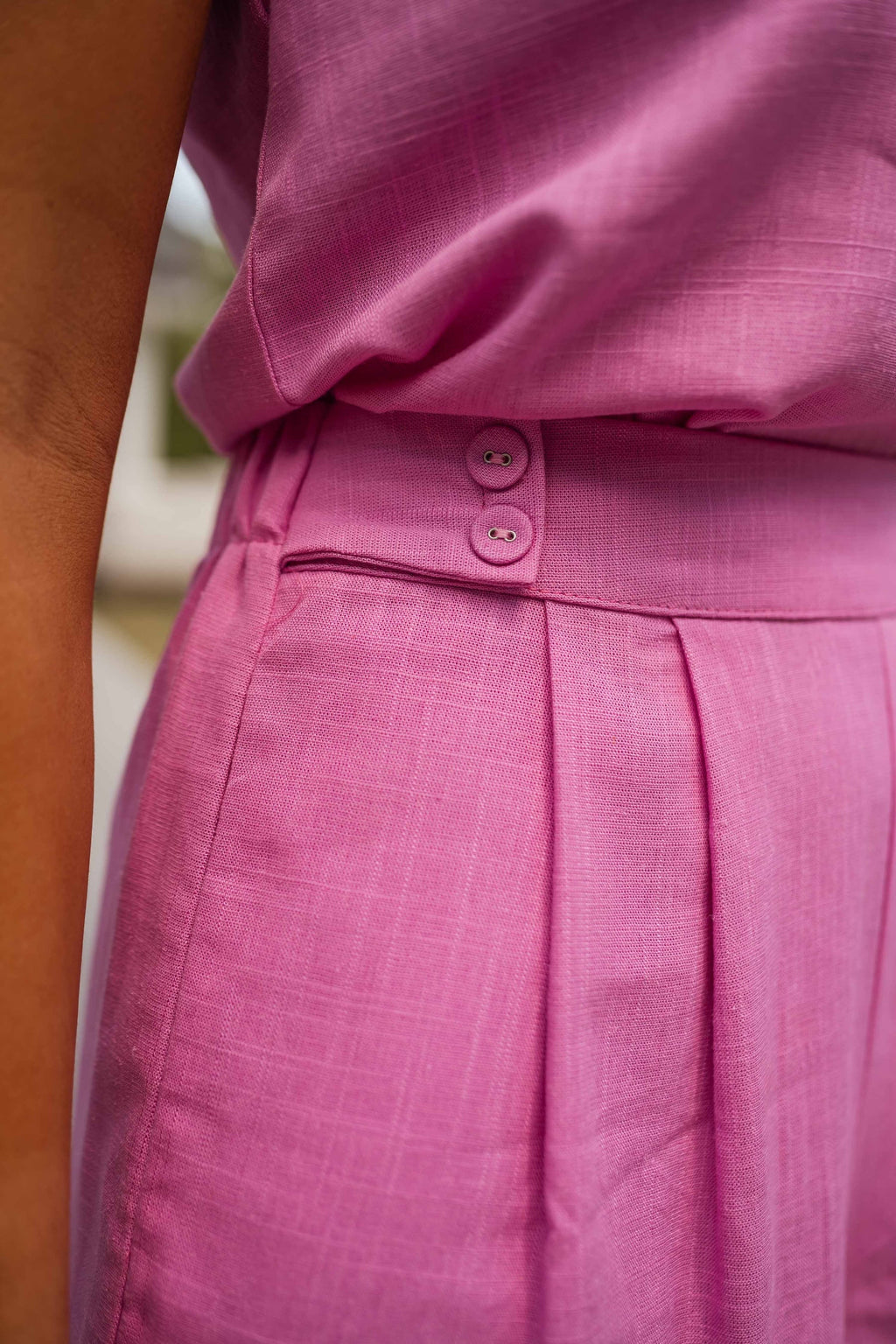 Short Lison rose