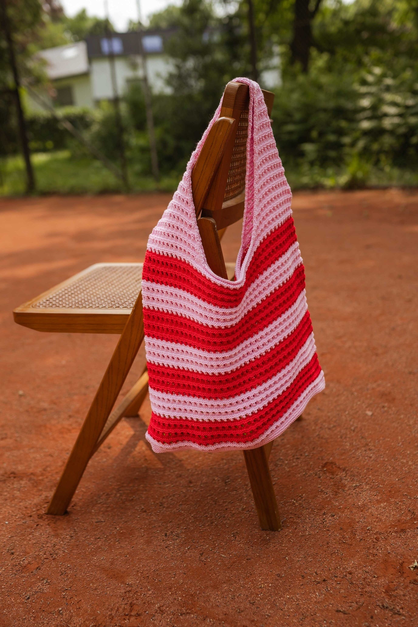 Sac Sary rose et rouge