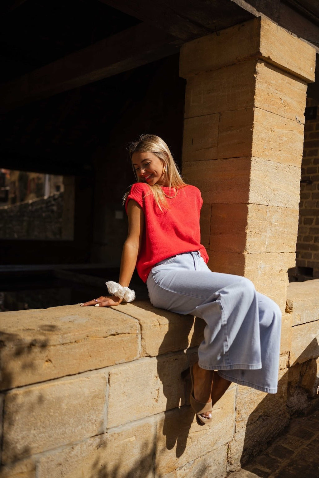 Pull Kathia rouge