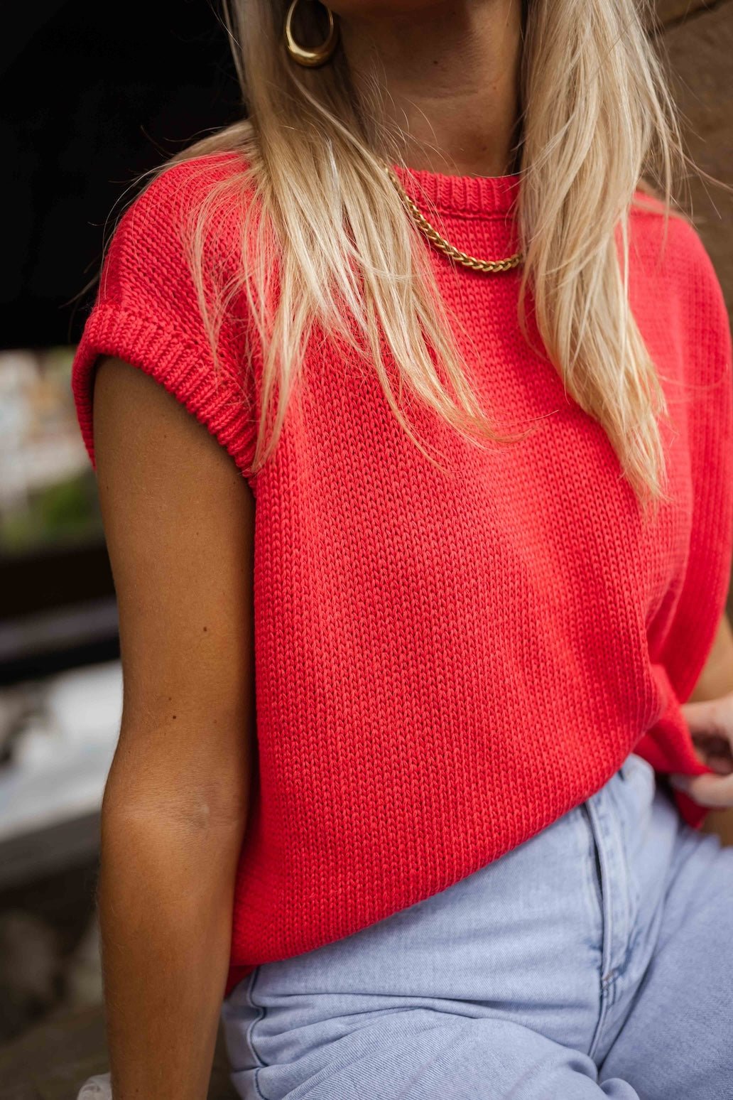 Pull Kathia rouge