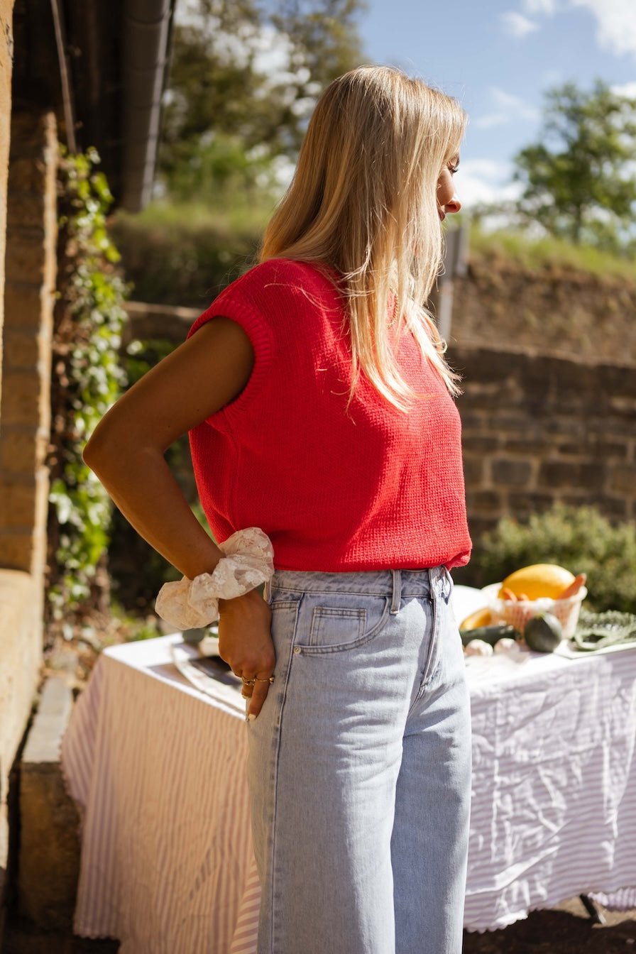 Pull Kathia rouge