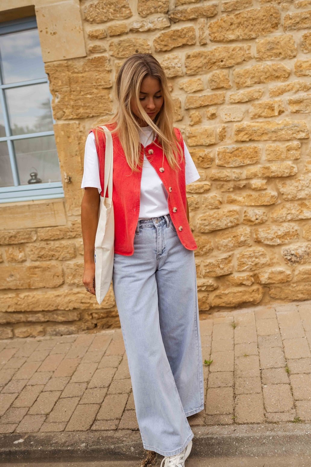 Gilet Lara rouge