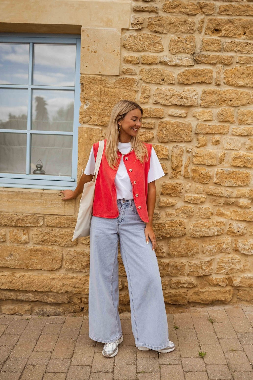 Gilet Lara rouge