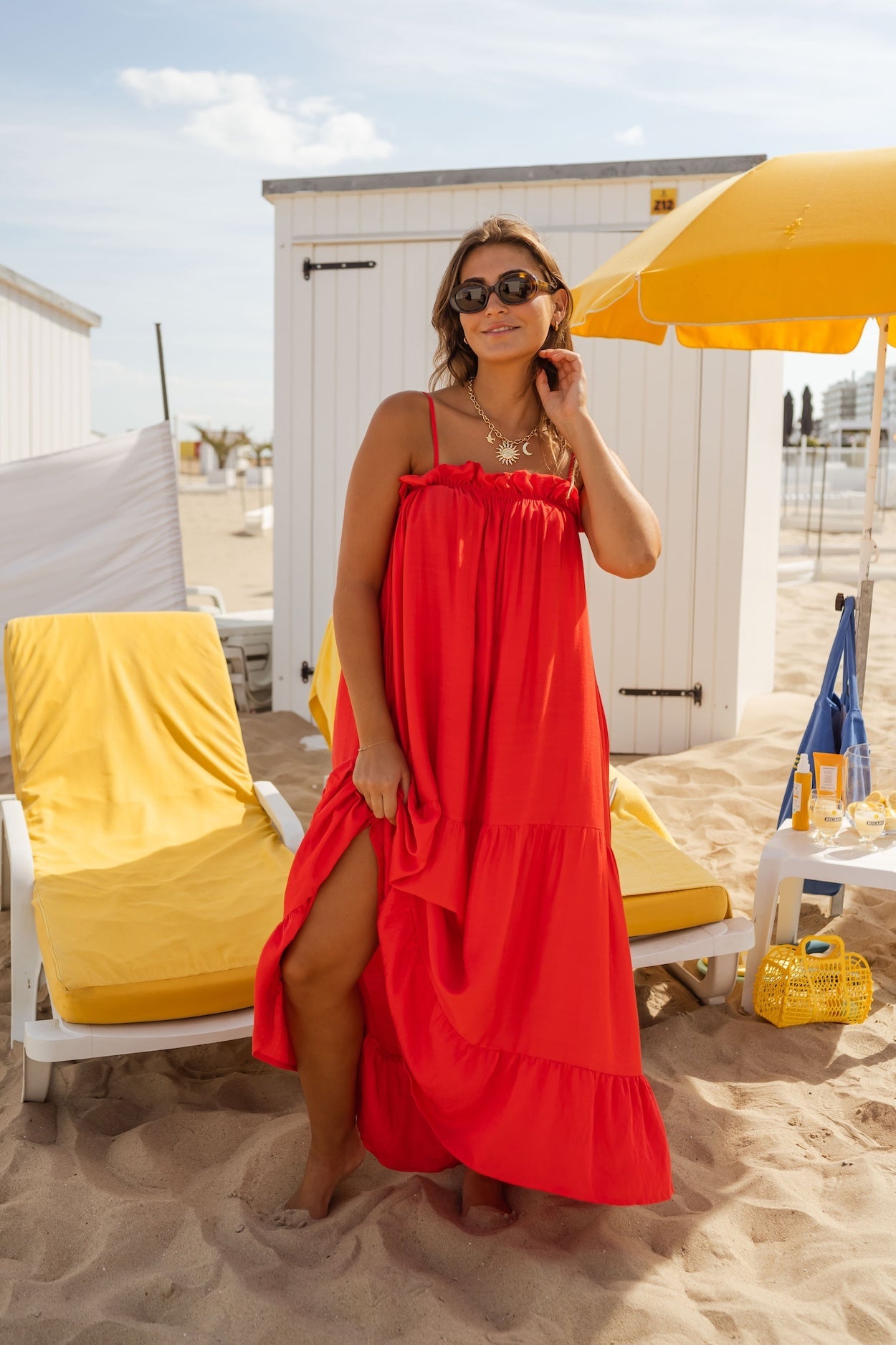 Robe Zohali rouge