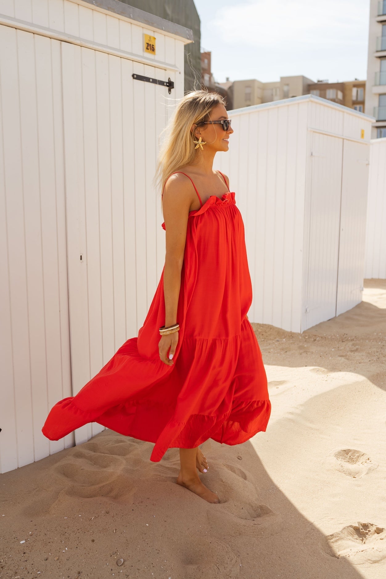 Robe Zohali rouge
