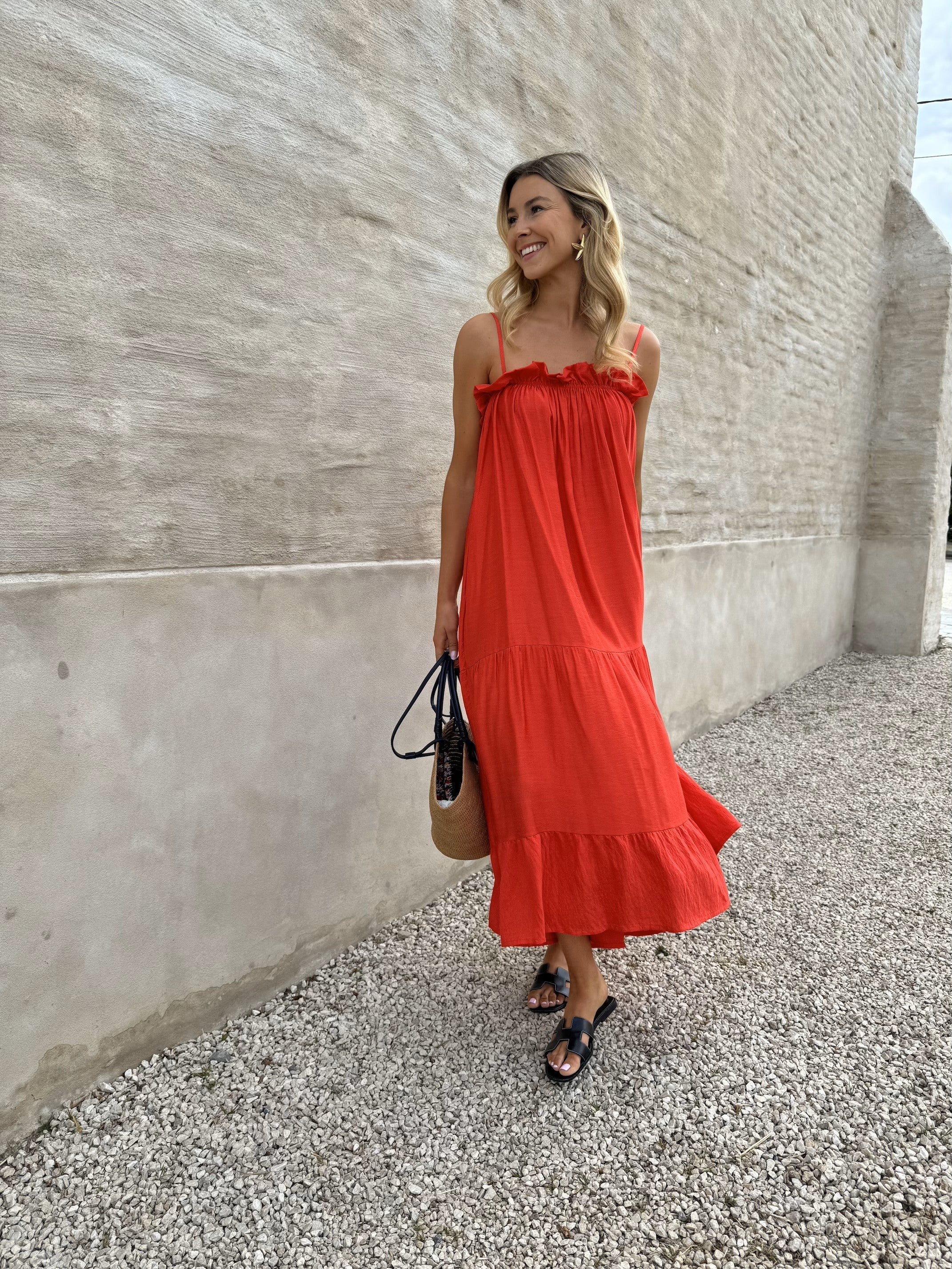 Robe Zohali rouge