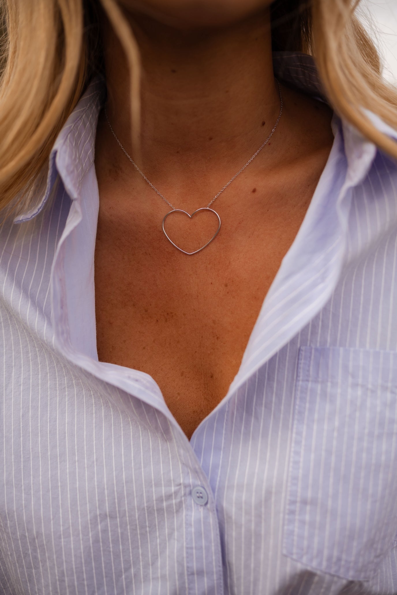 Collier Coeur en Argent