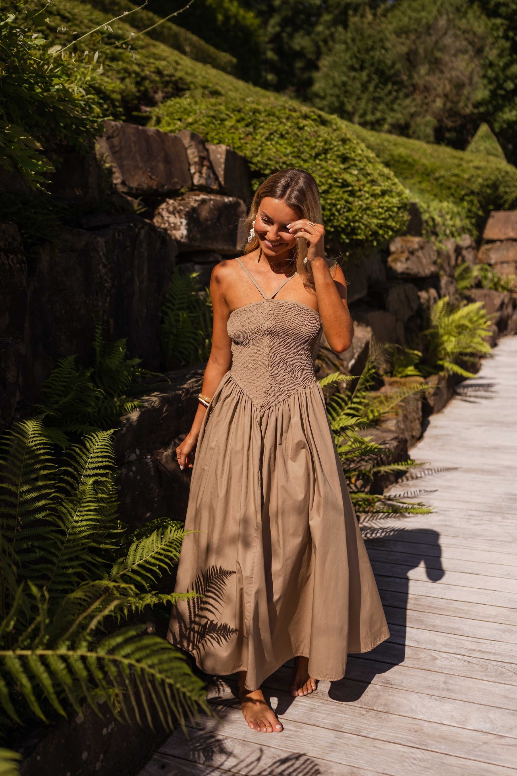 Robe Maxine taupe
