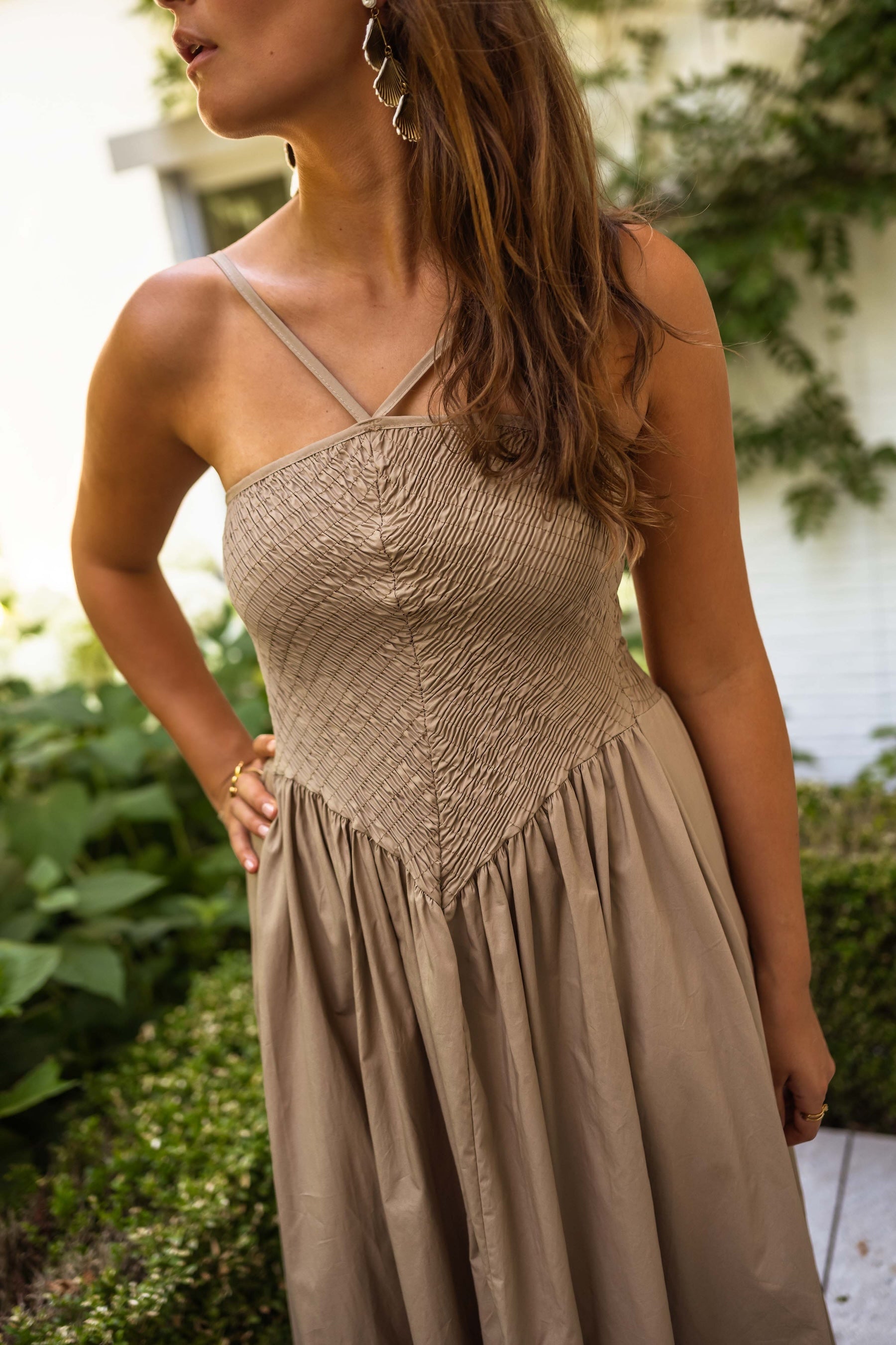 Robe Maxine taupe