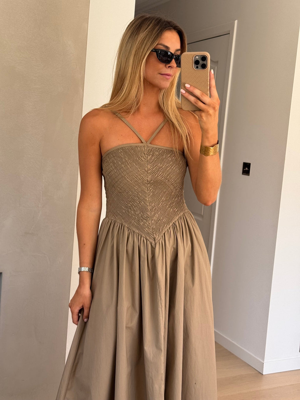 Robe Maxine taupe