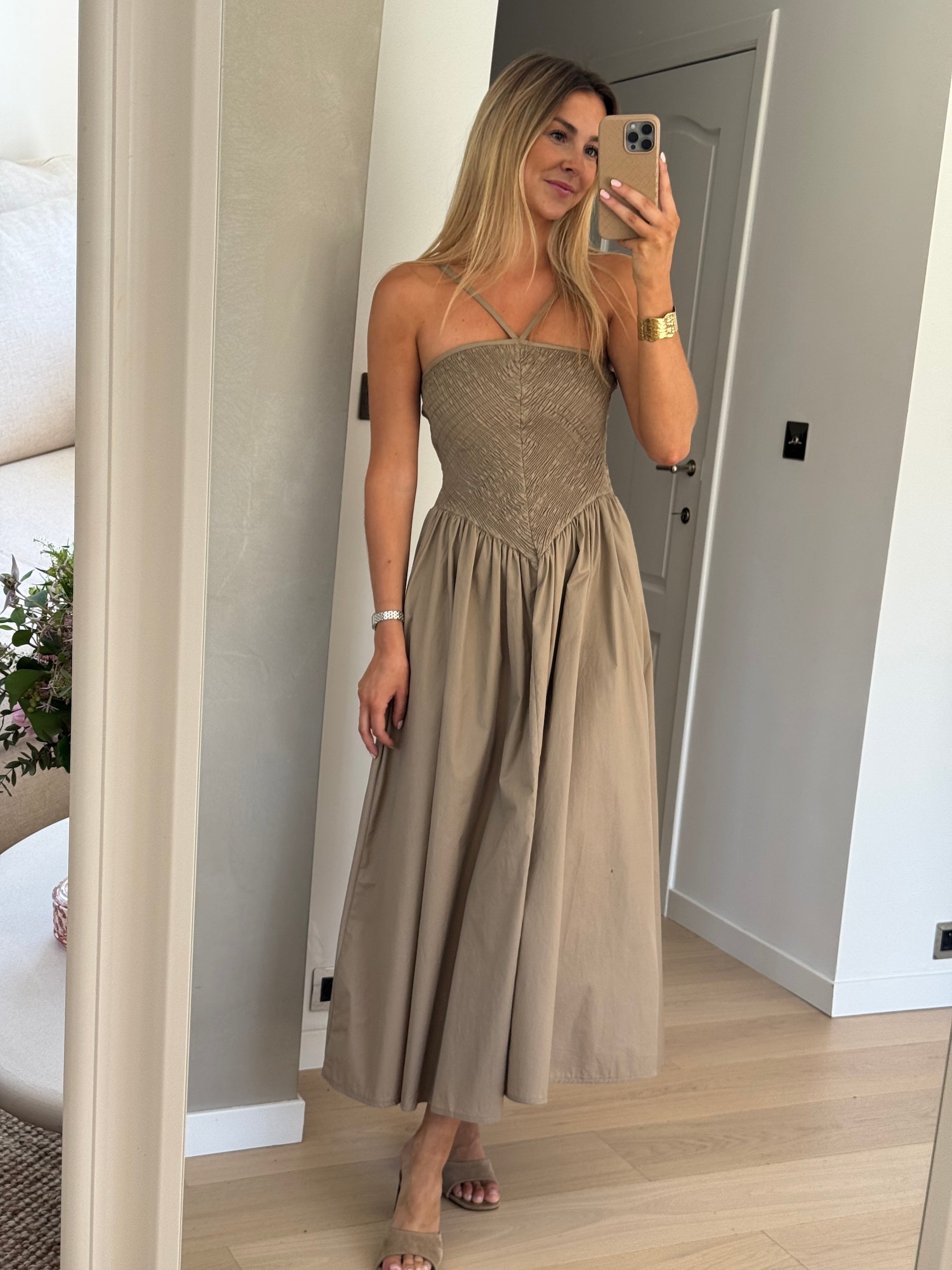 Robe Maxine taupe