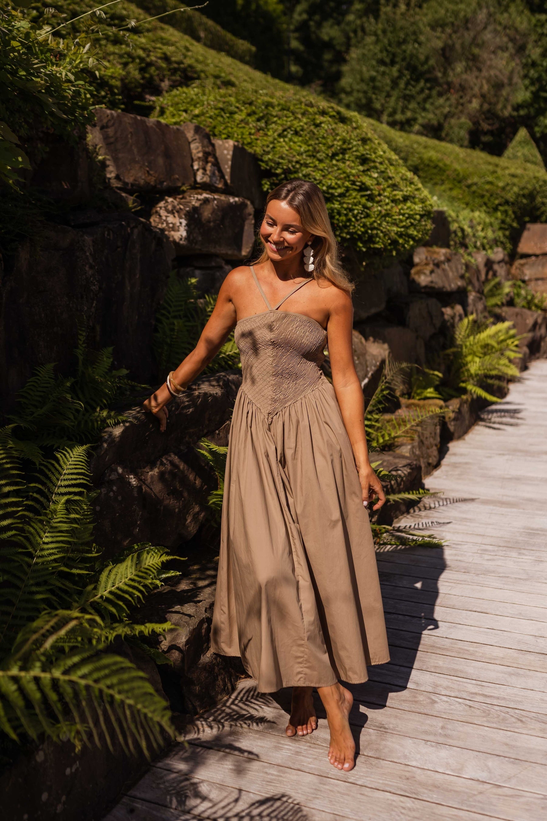 Robe Maxine taupe