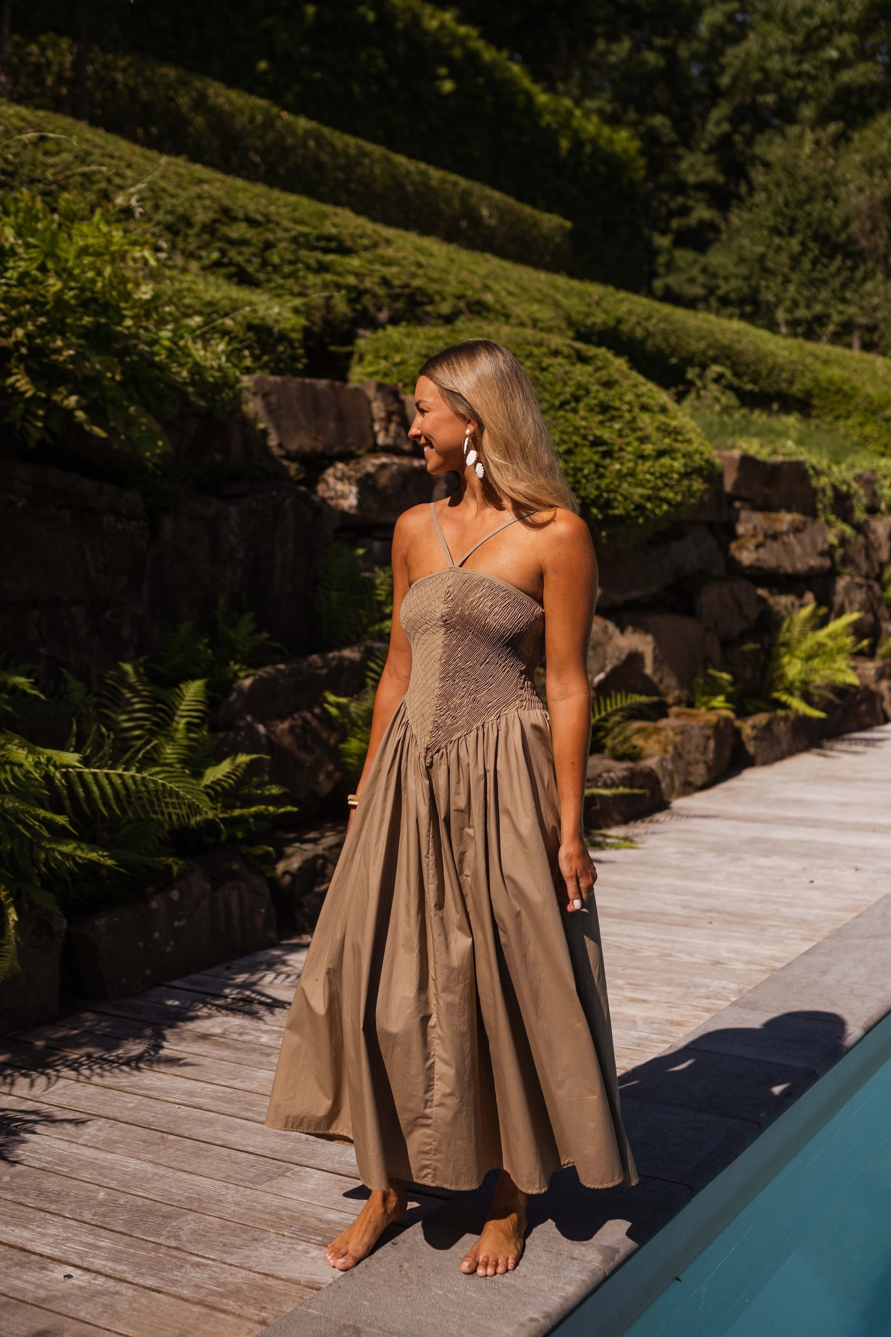 Robe Maxine taupe