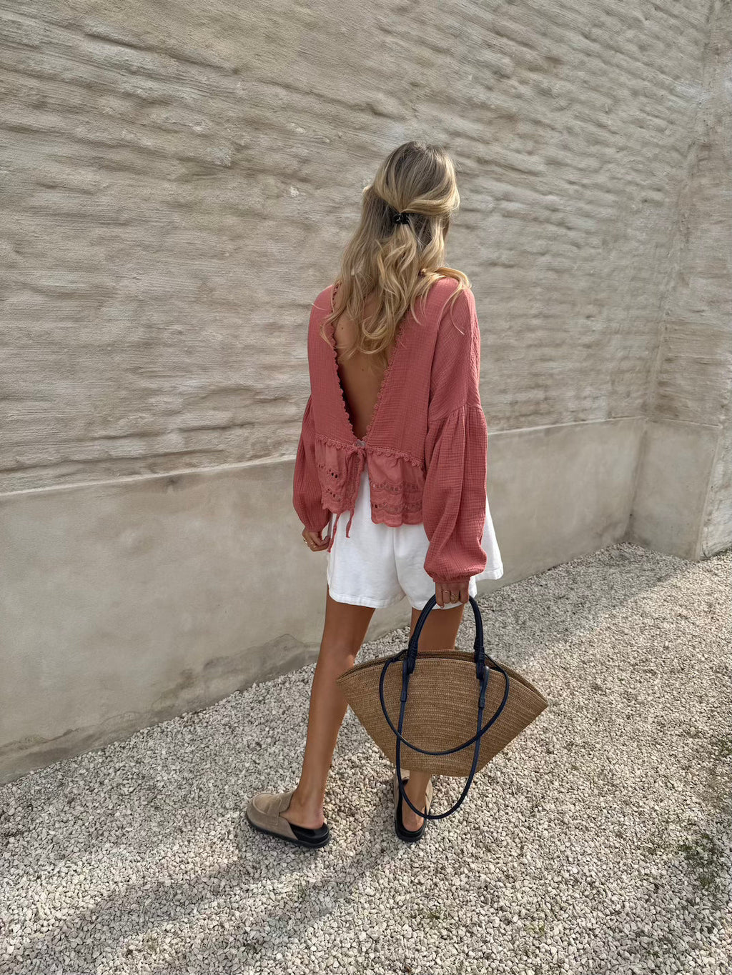 Chemisier Babs en terre cuite