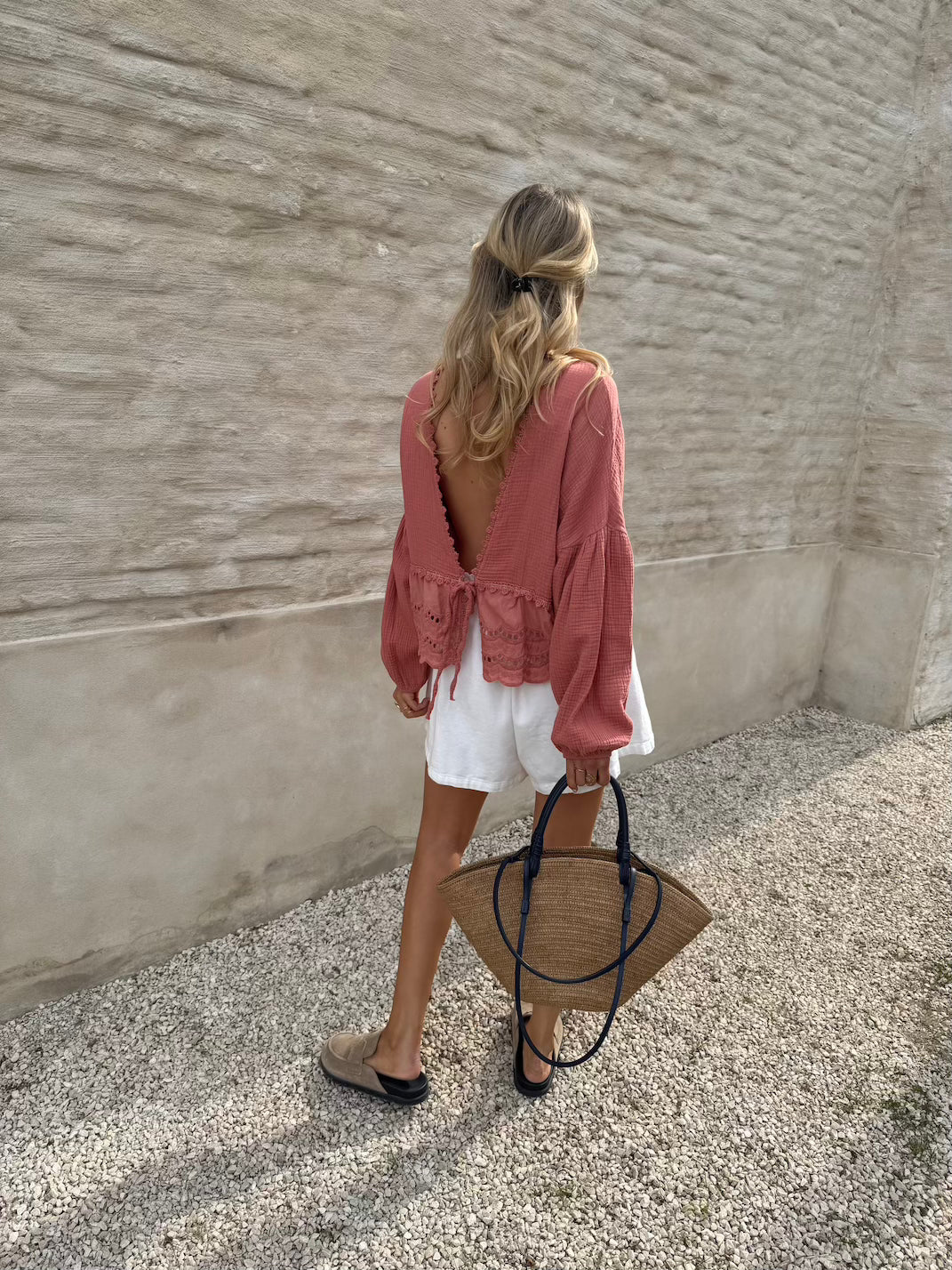 Chemisier Babs en terre cuite