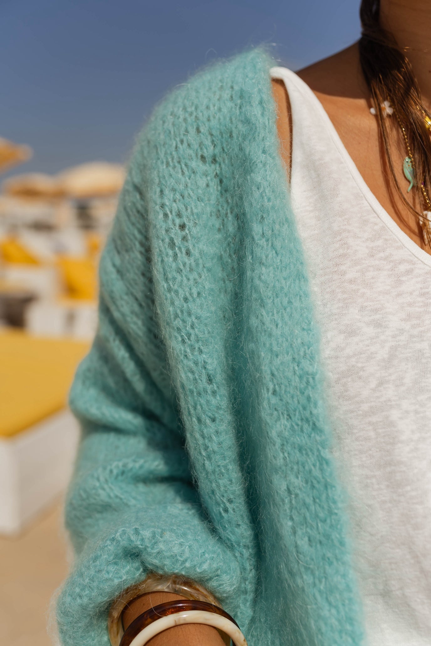 Cardigan turquoise Alina