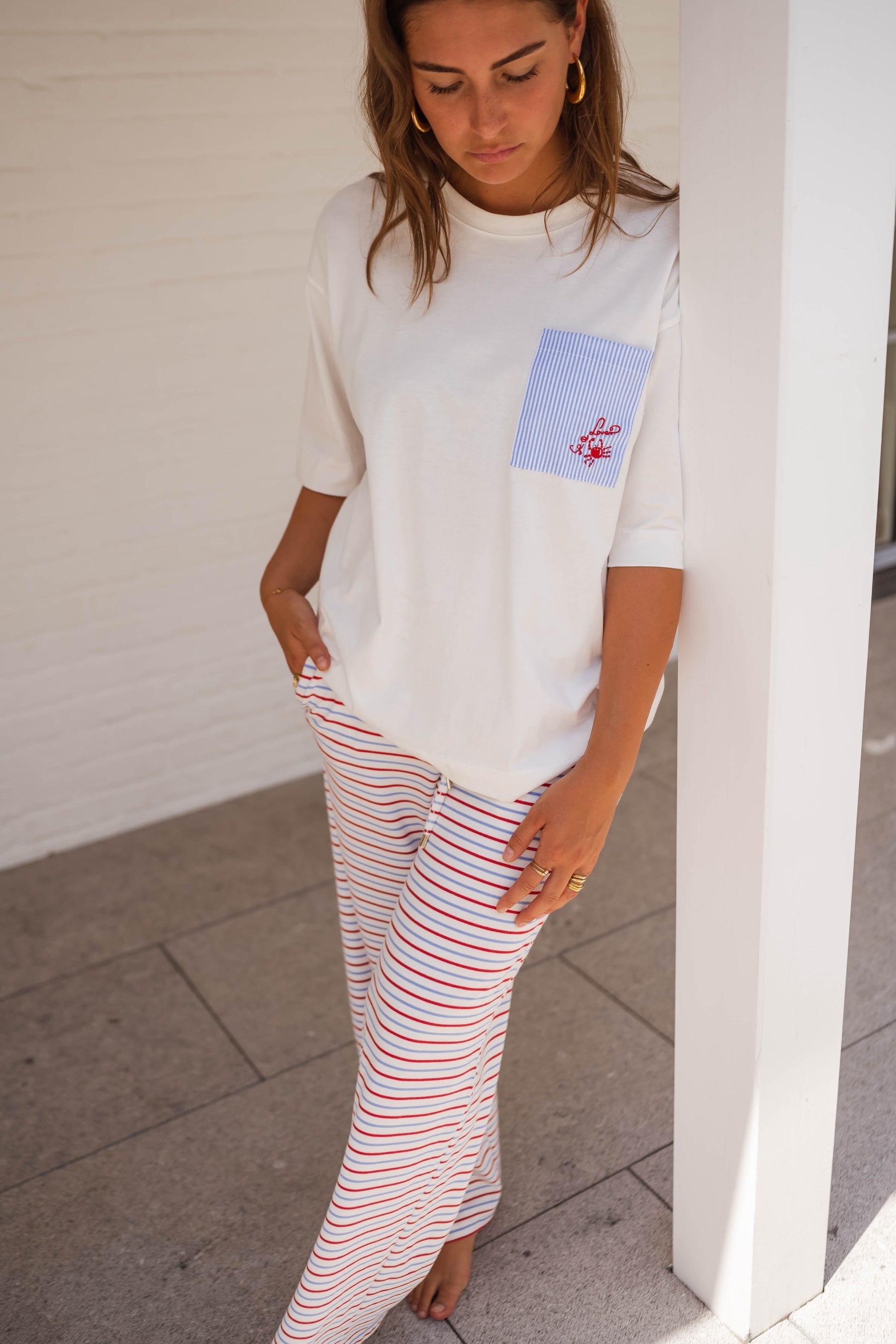 T-shirt Azak blanc