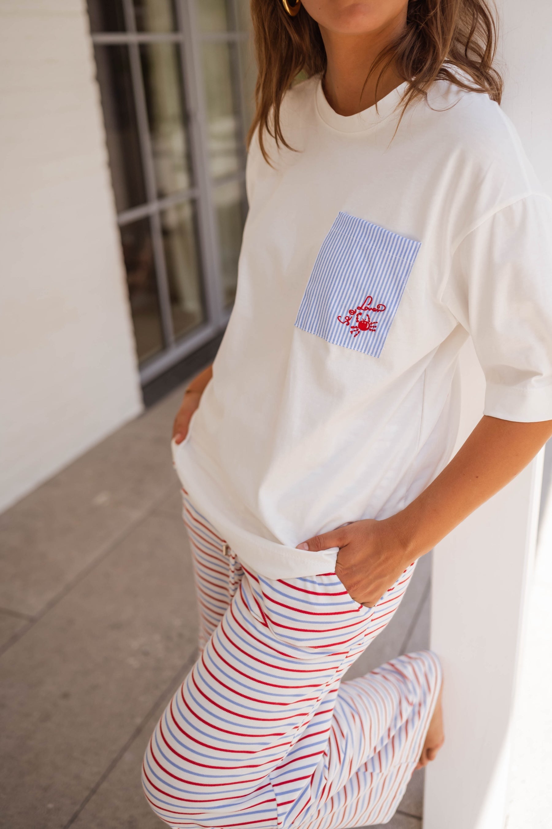 T-shirt Azak blanc