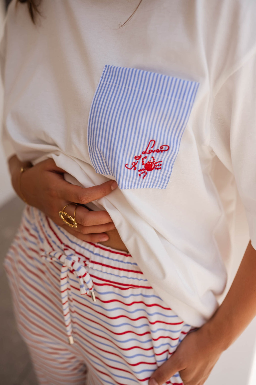 T-shirt Azak blanc