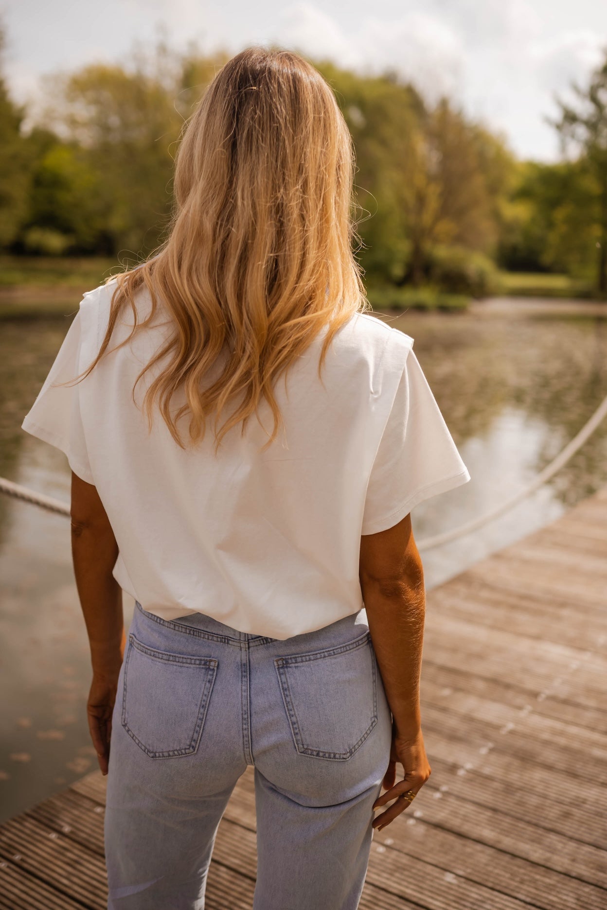T-shirt bandana blanc