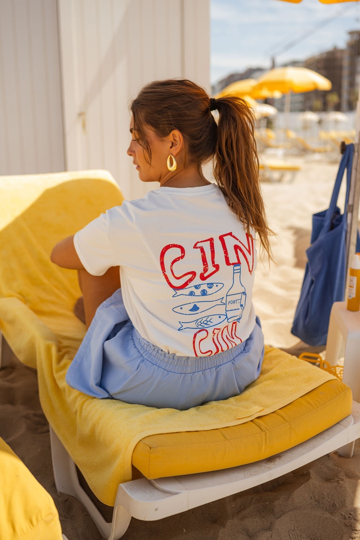 T-shirt Gine blanc