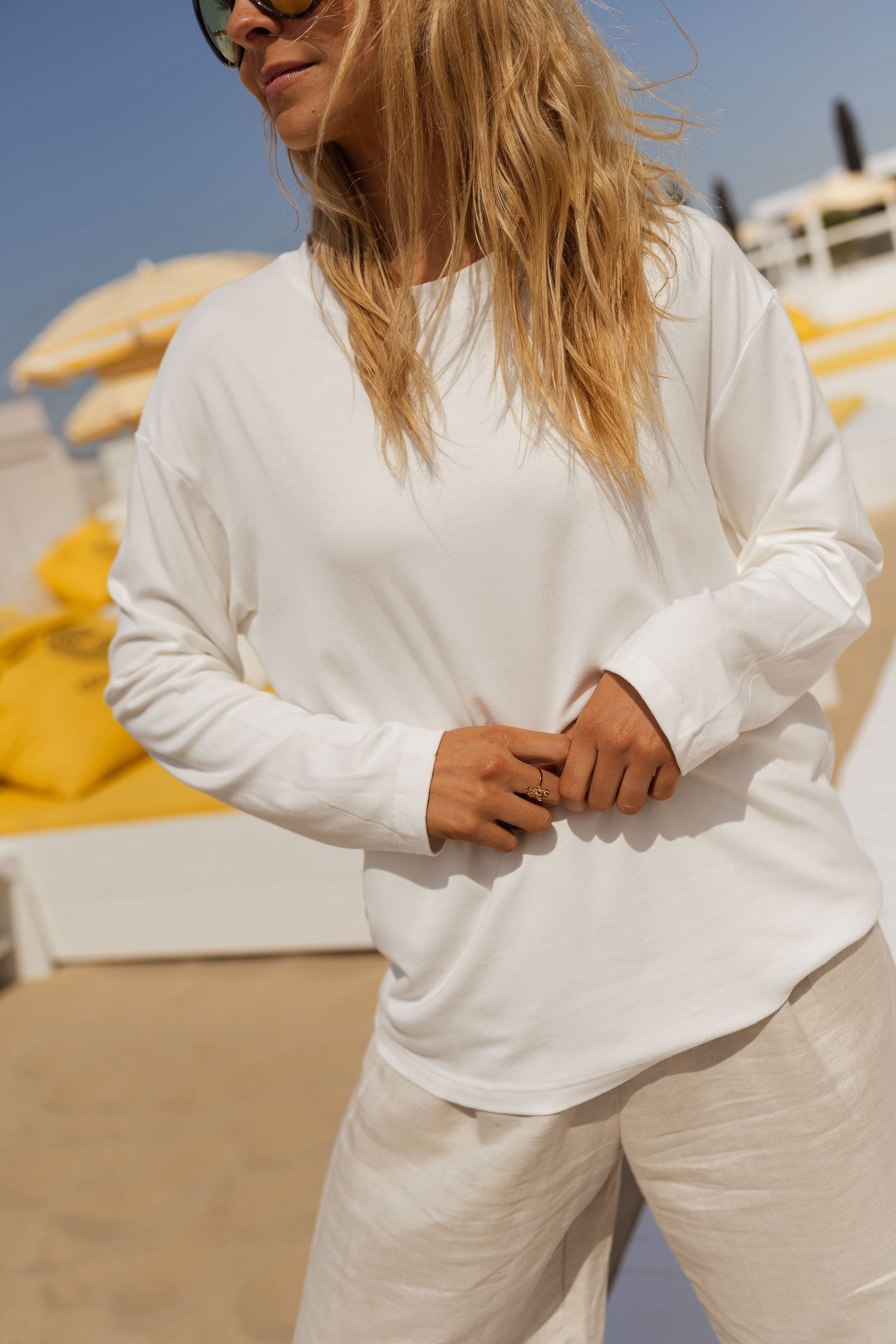 T-shirt blanc Johana
