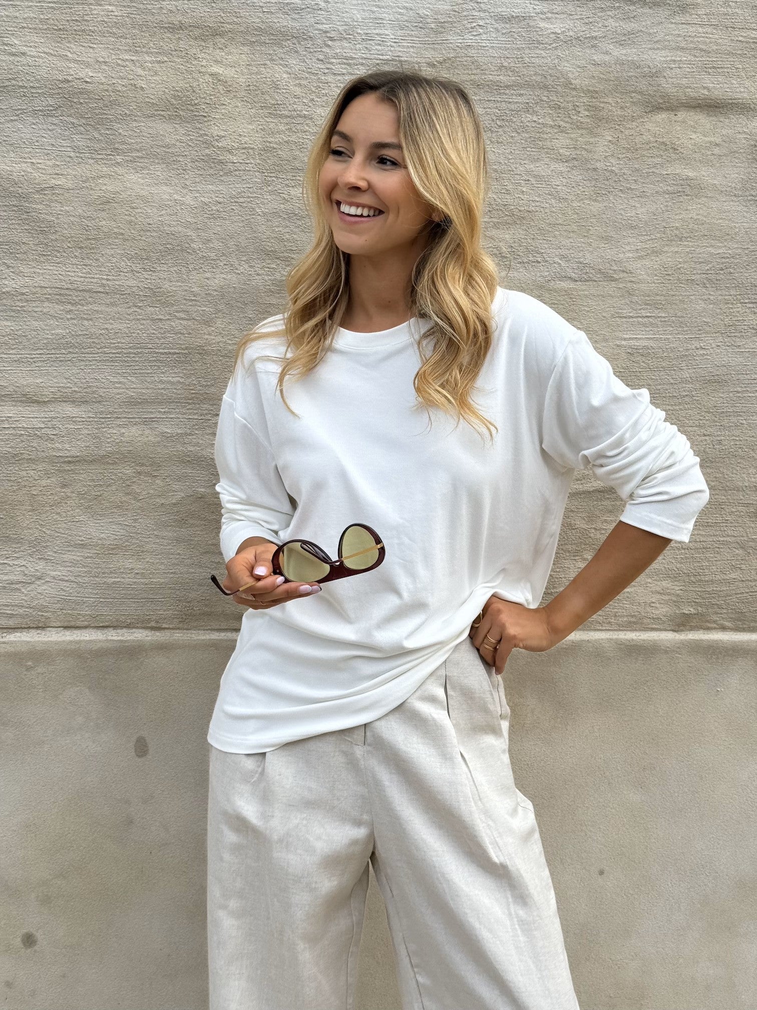 T-shirt blanc Johana