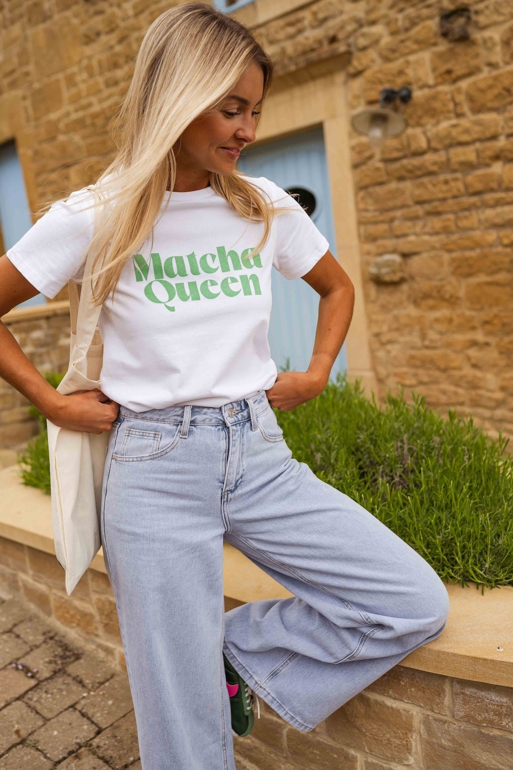 T-shirt blanc Matcha
